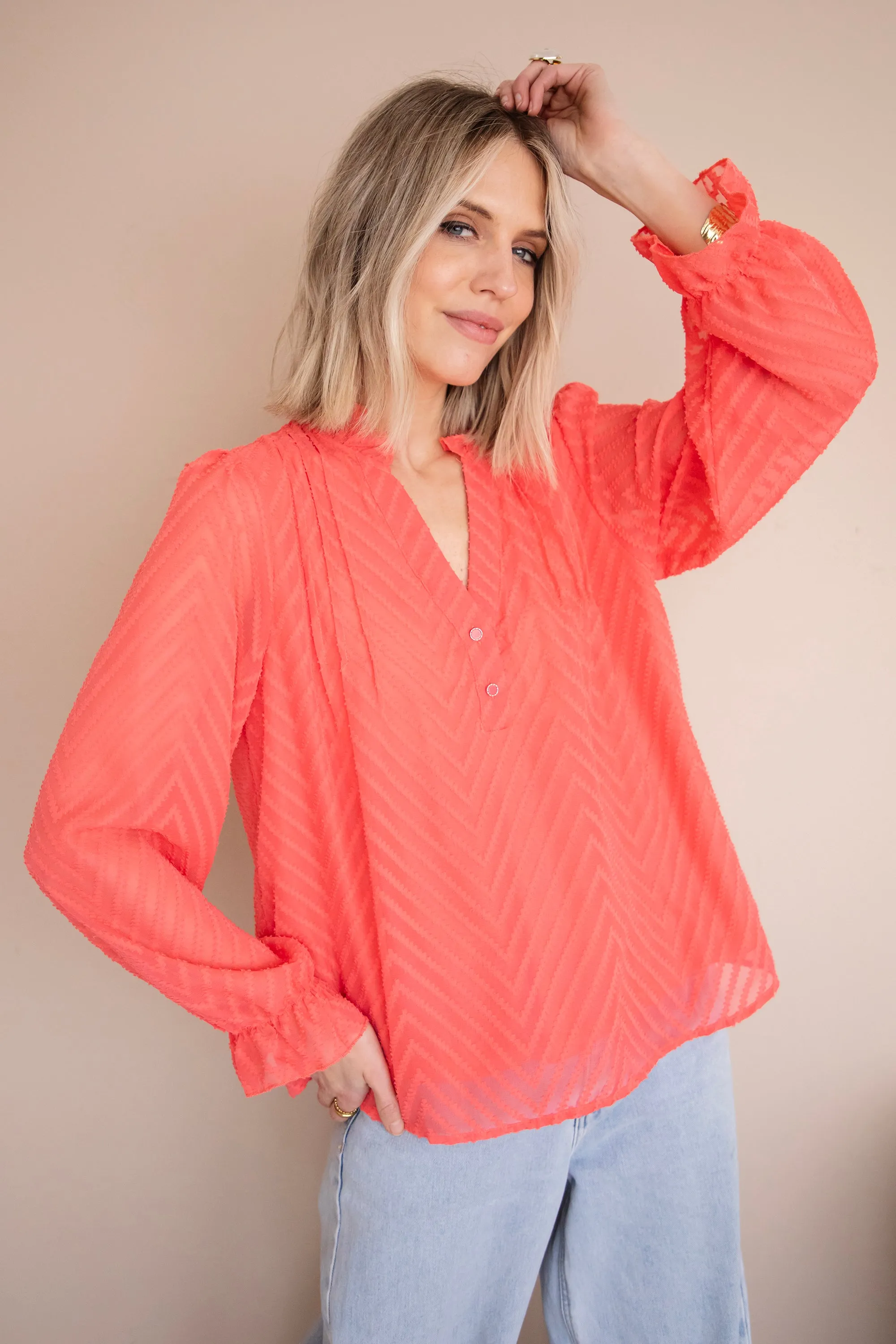 Samira Hot Pink - Blouse