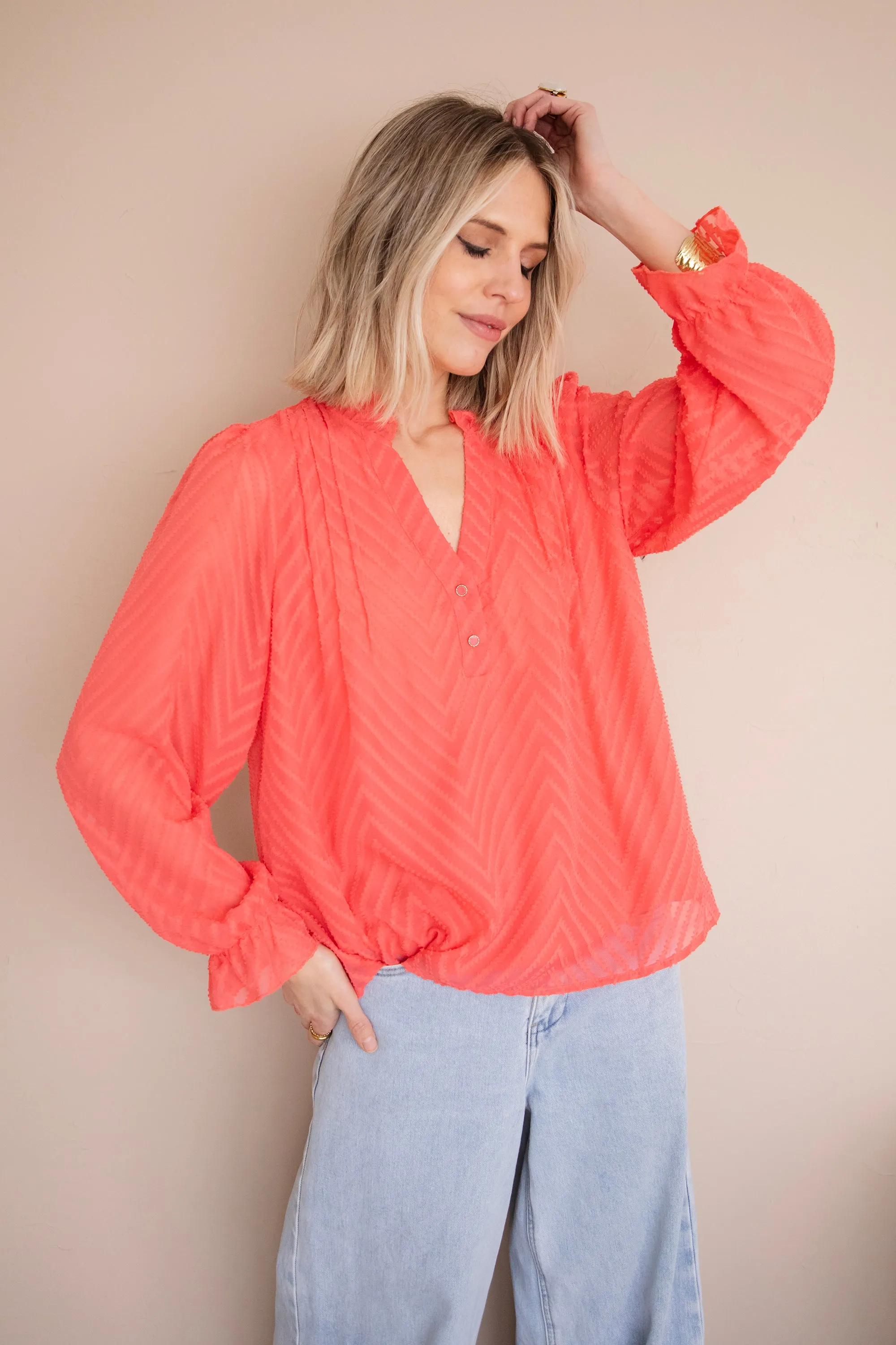Samira Hot Pink - Blouse