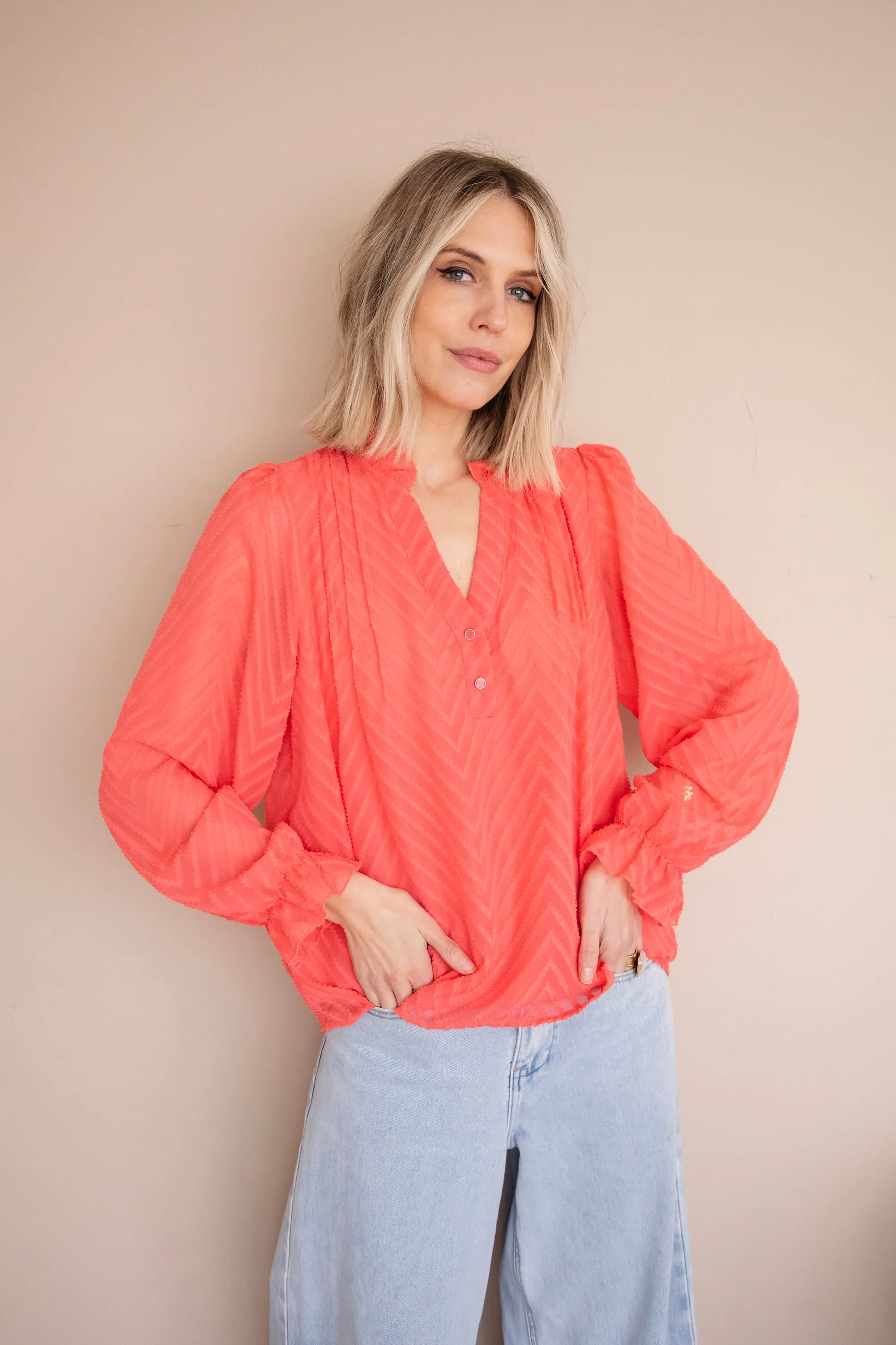 Samira Hot Pink - Blouse