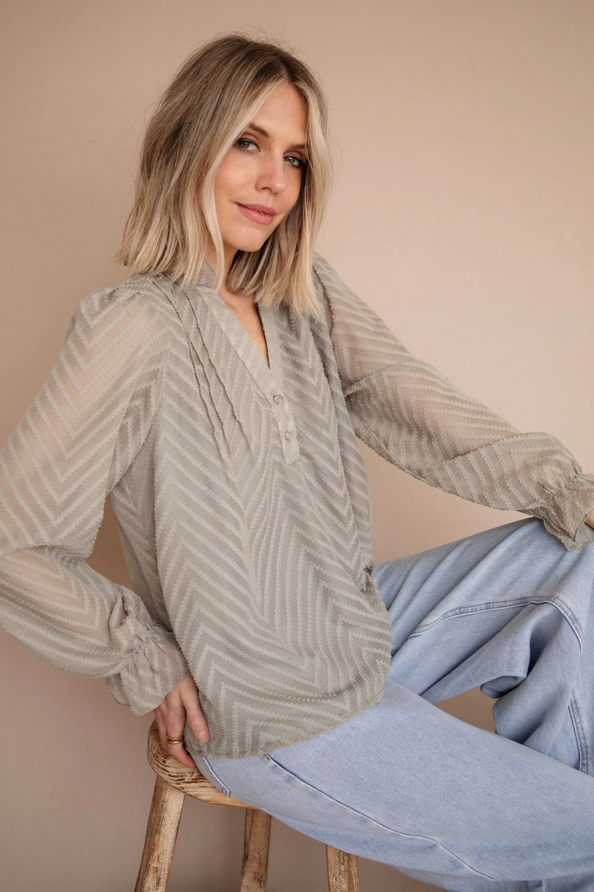 Samira Light Kaki - Blouse