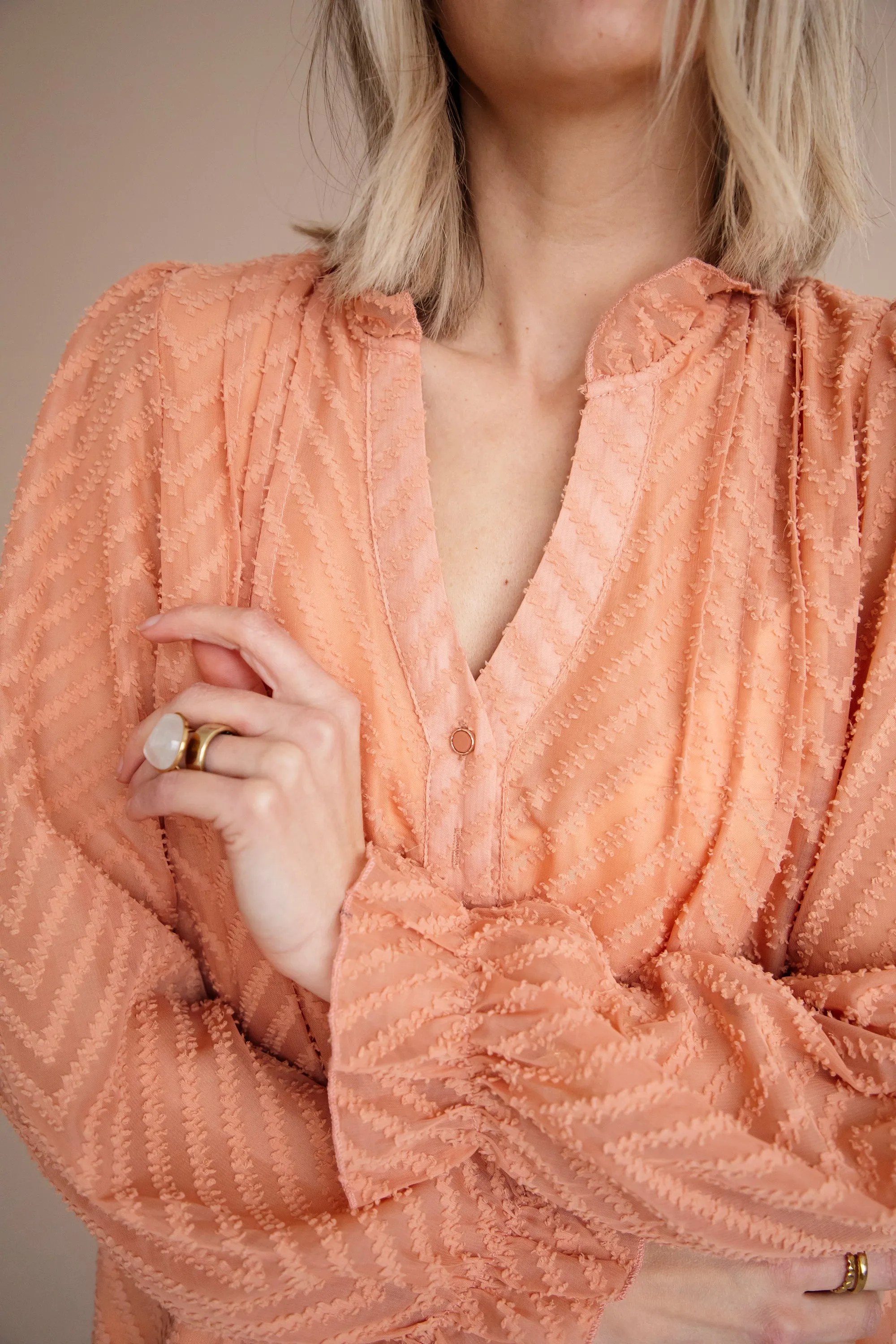 Samira Peach - Blouse
