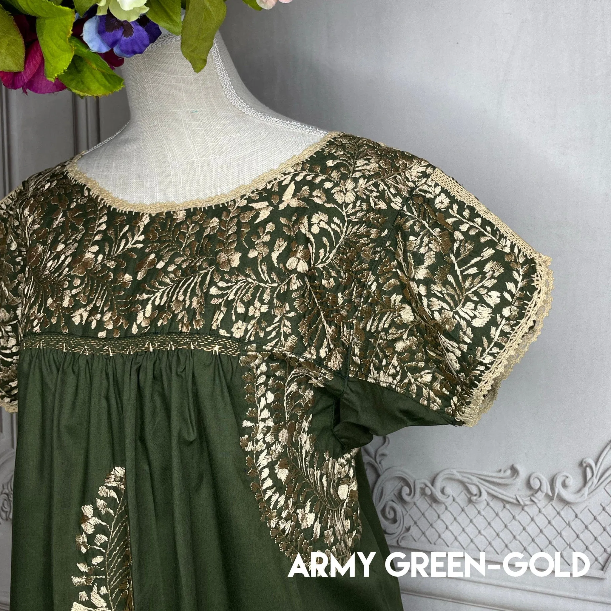 San Antonino Gala Dress - Long Gold