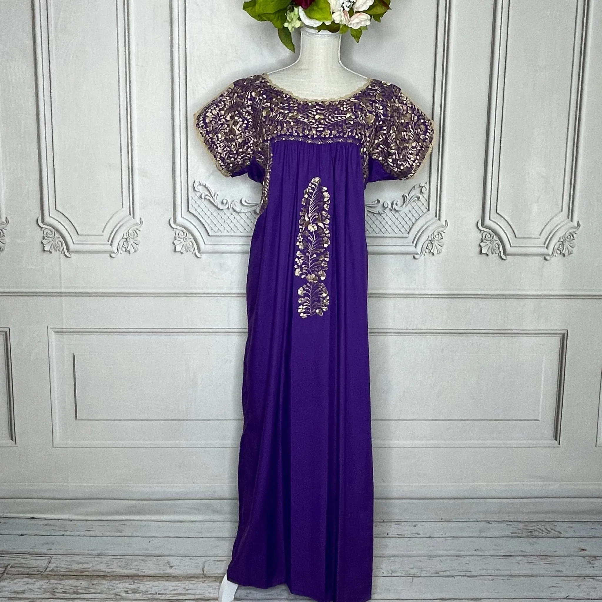 San Antonino Gala Dress - Long Gold
