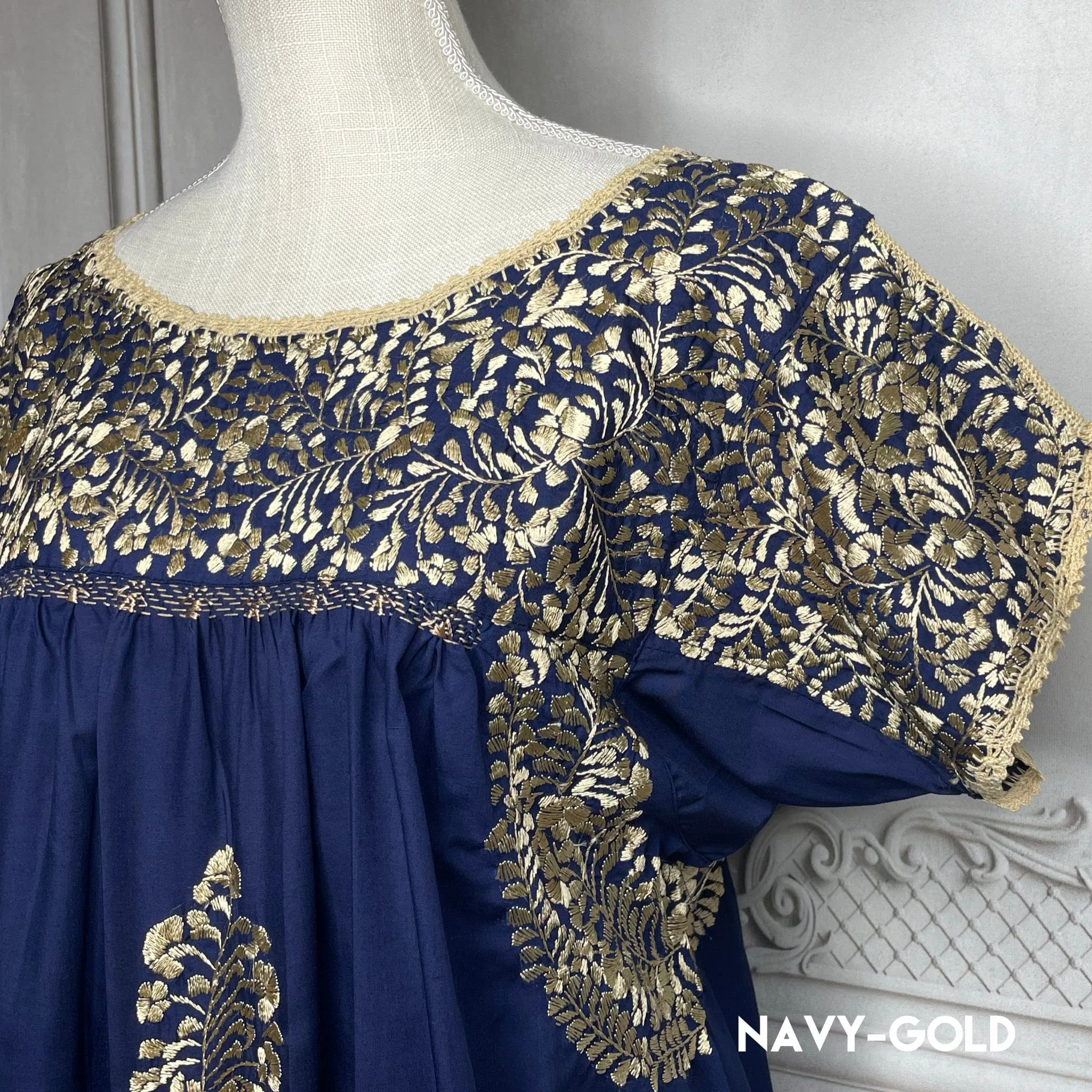 San Antonino Gala Dress - Long Gold