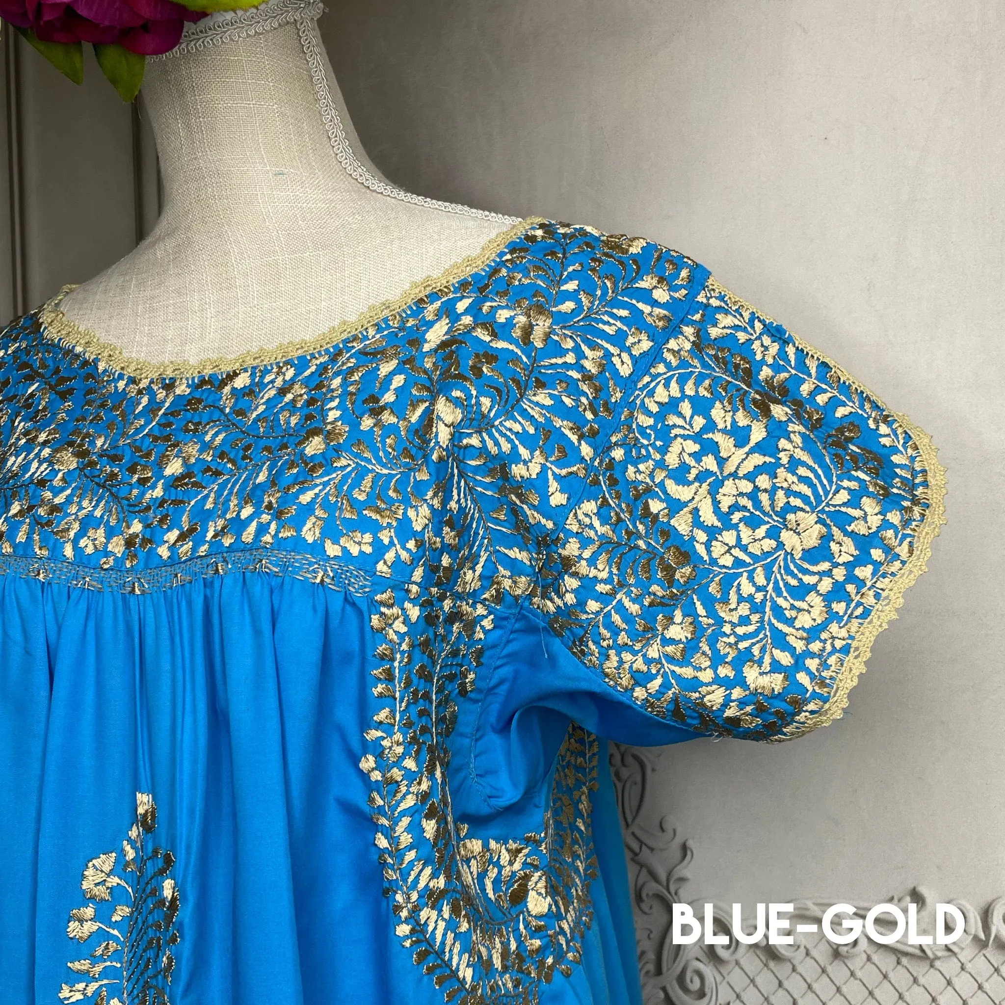 San Antonino Gala Dress - Long Gold