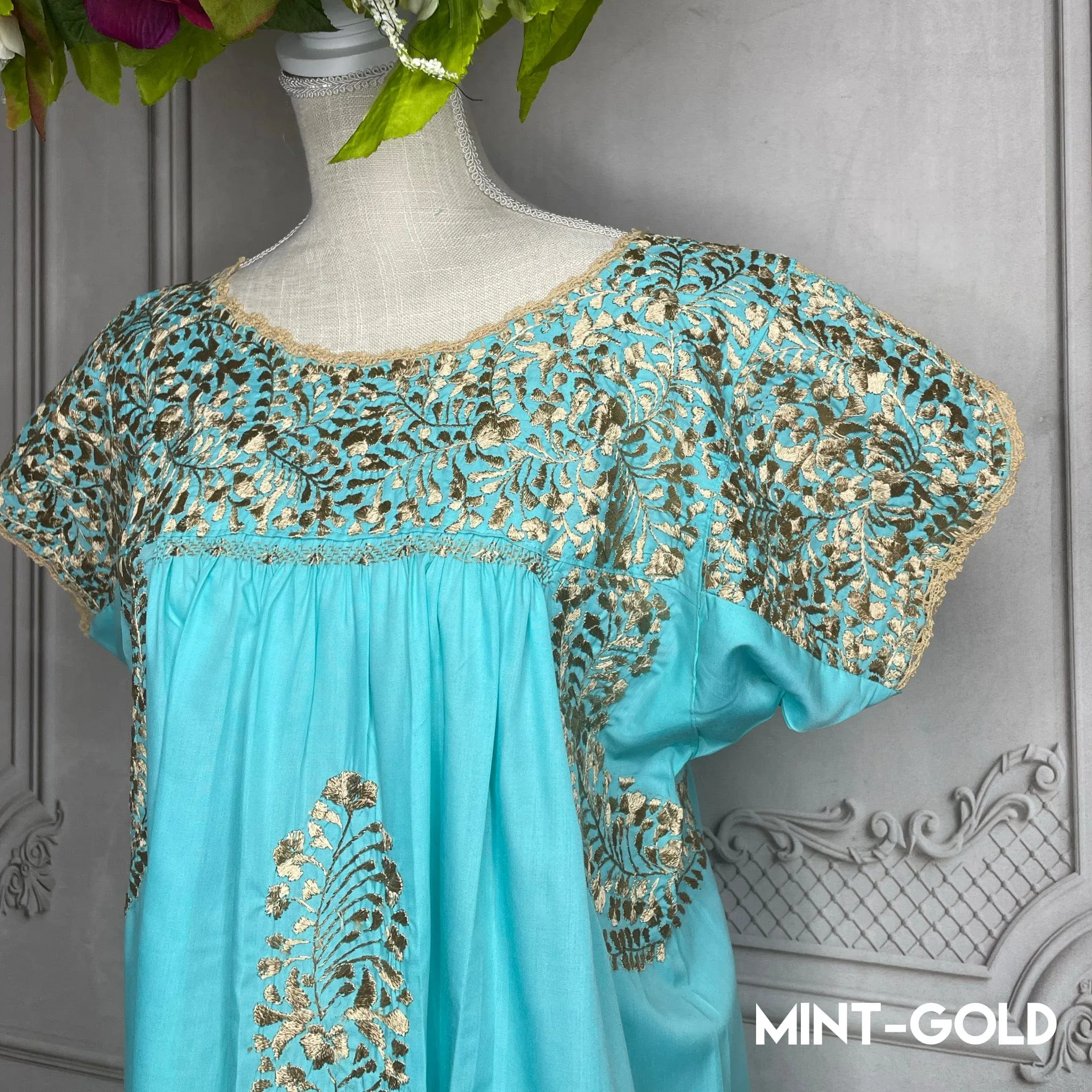 San Antonino Gala Dress - Long Gold