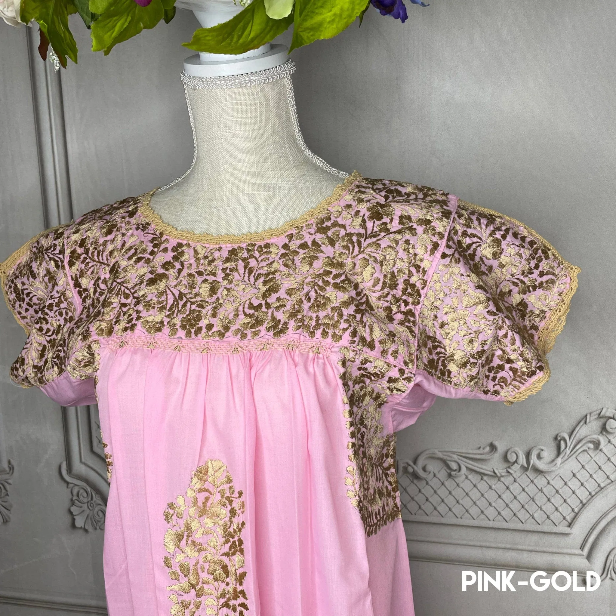 San Antonino Gala Dress - Long Gold