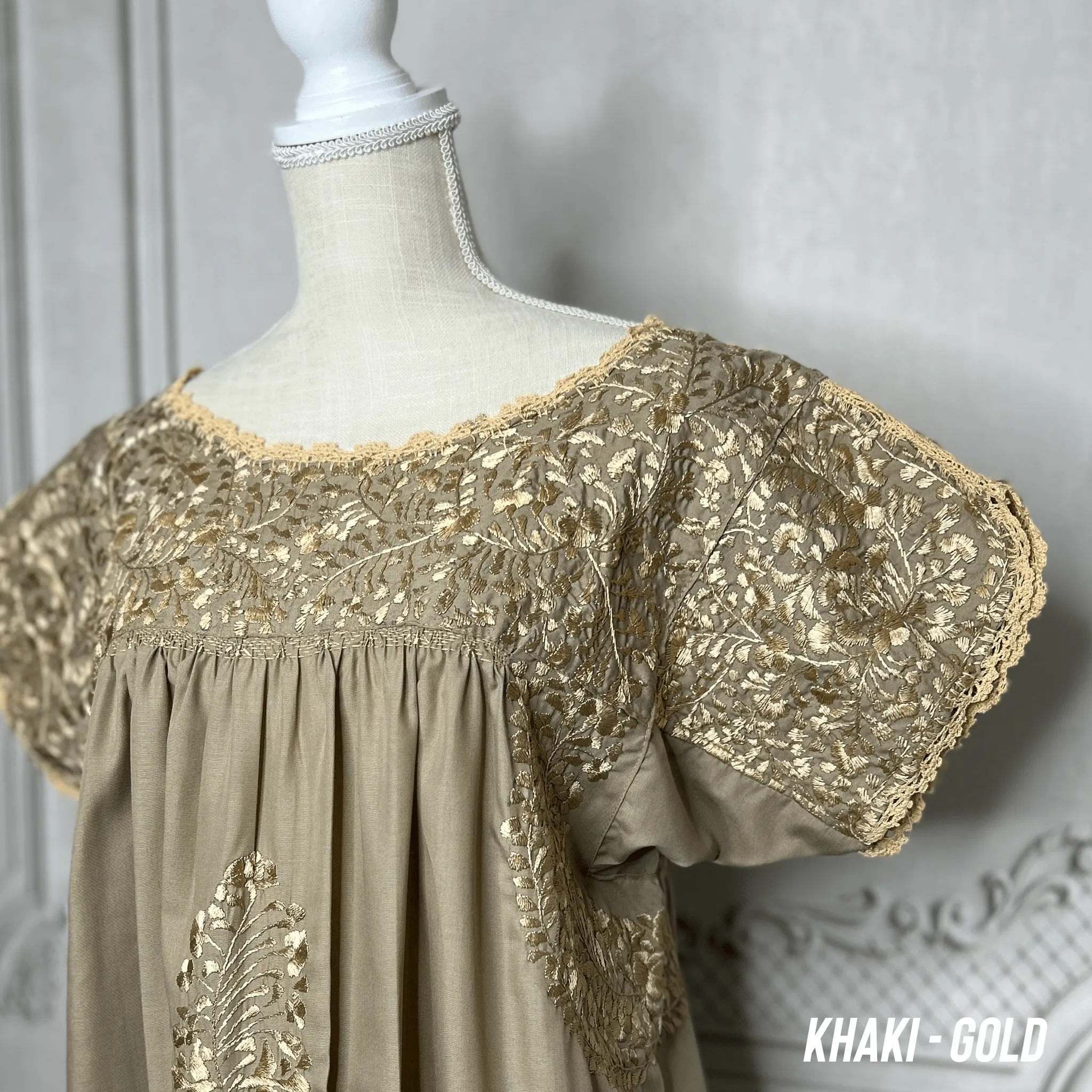 San Antonino Gala Dress - Long Gold