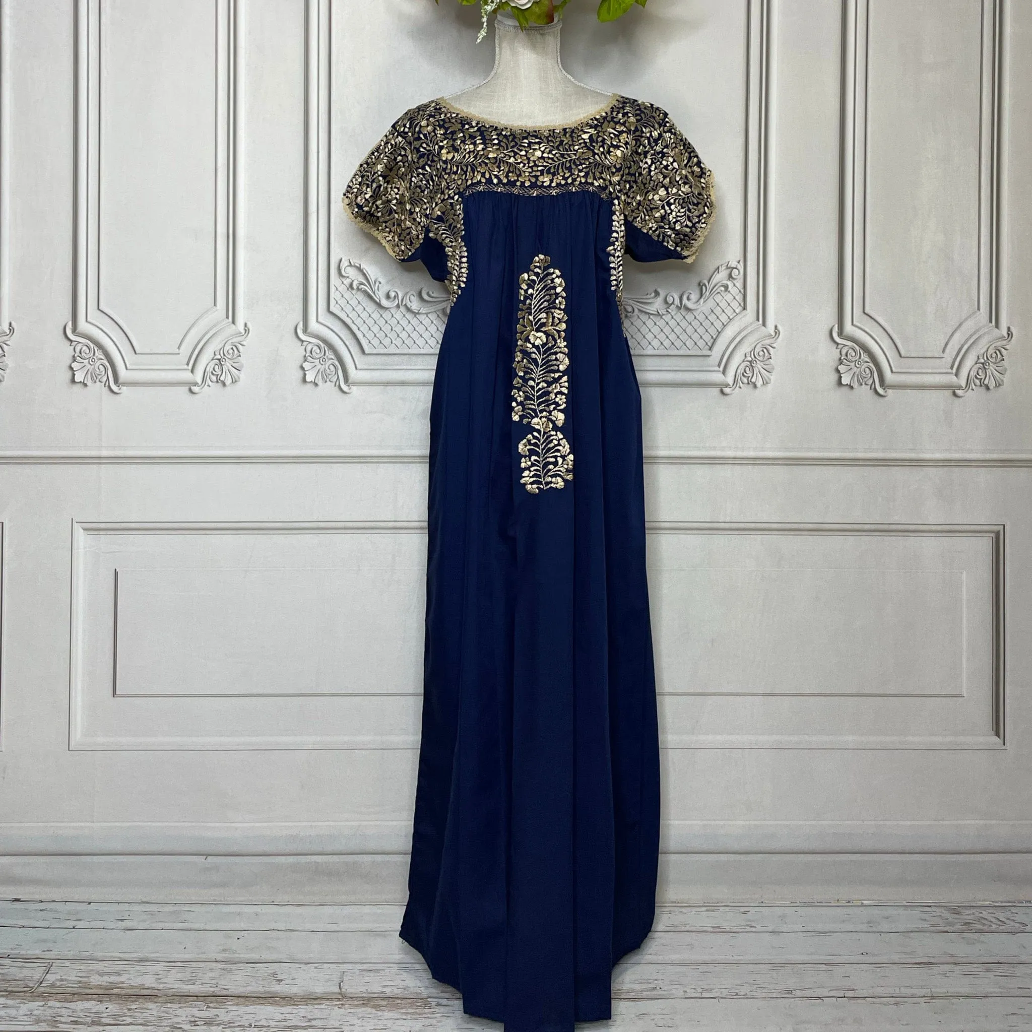 San Antonino Gala Dress - Long Gold