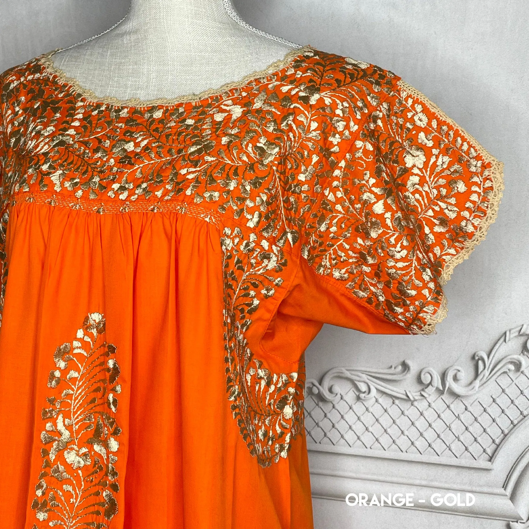 San Antonino Gala Dress - Long Gold