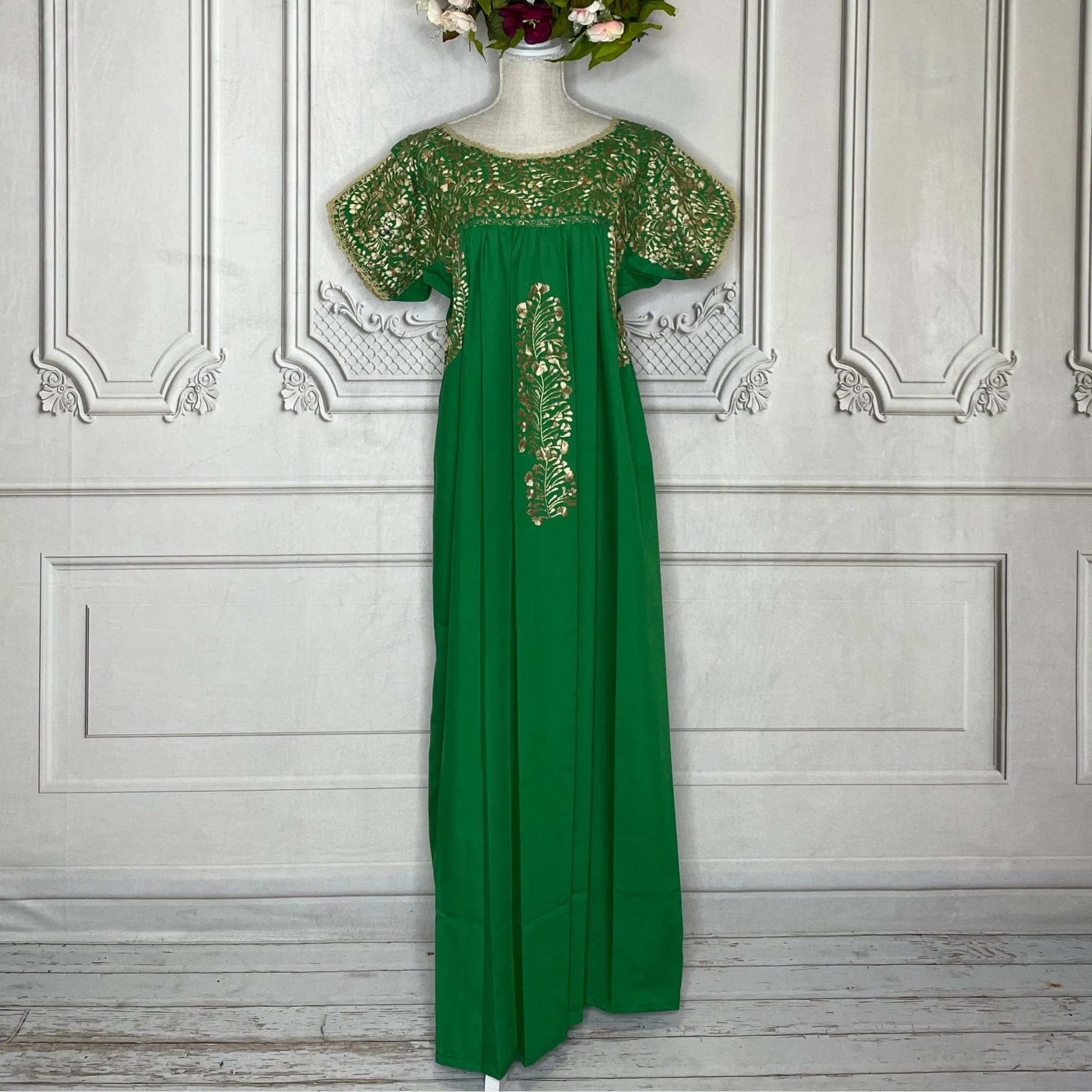 San Antonino Gala Dress - Long Gold