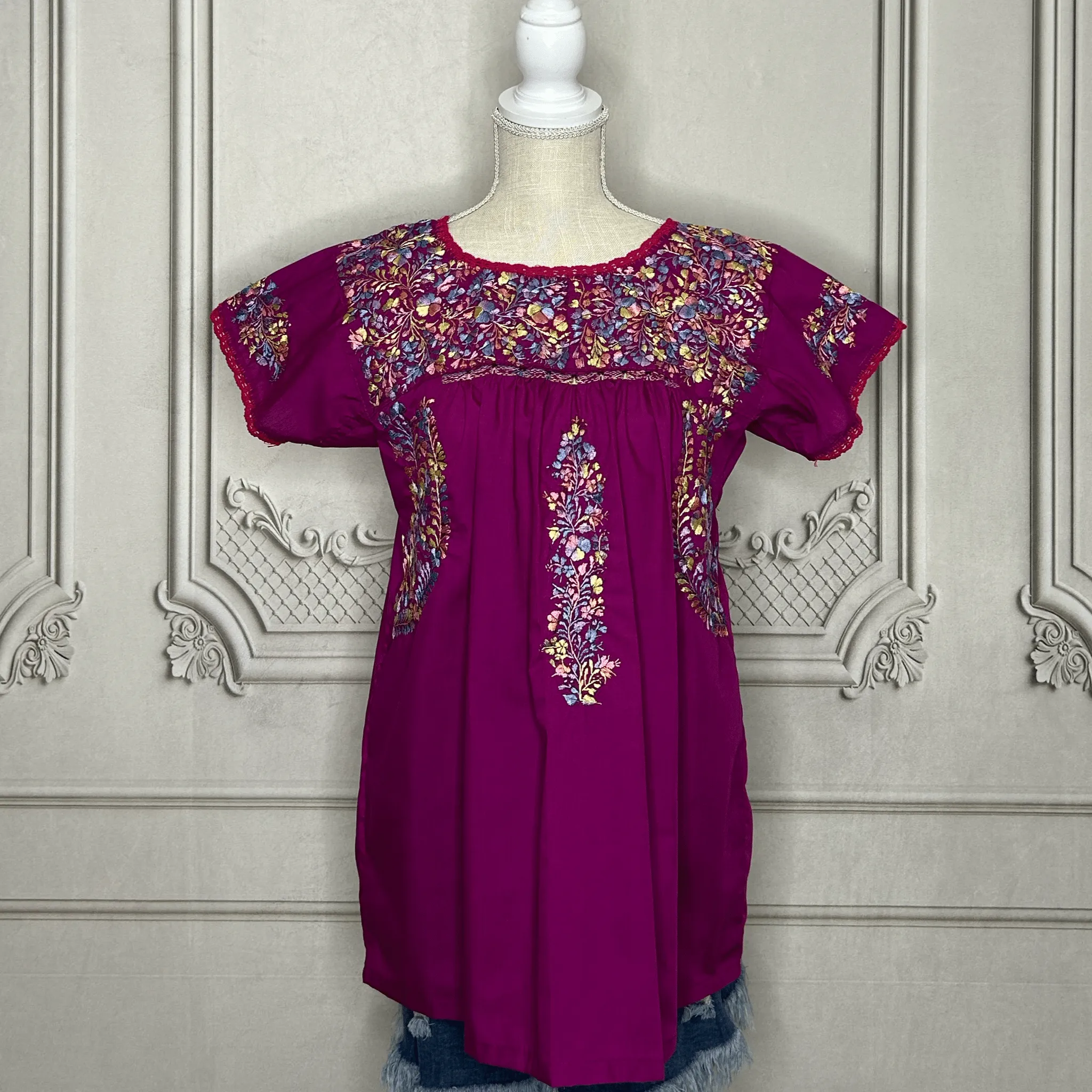 San Antonino Short Sleeve Blouse - El Jardin