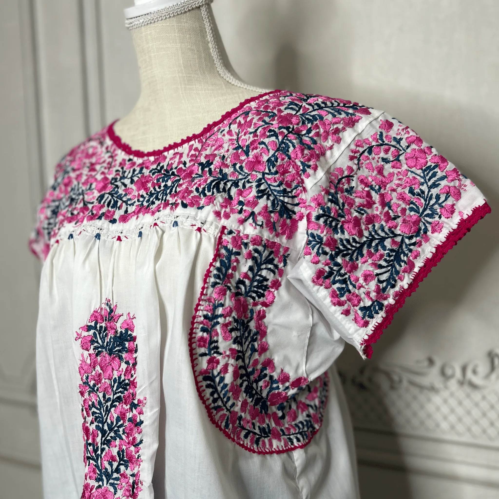 San Antonino Short Sleeve Blouse - El Jardin