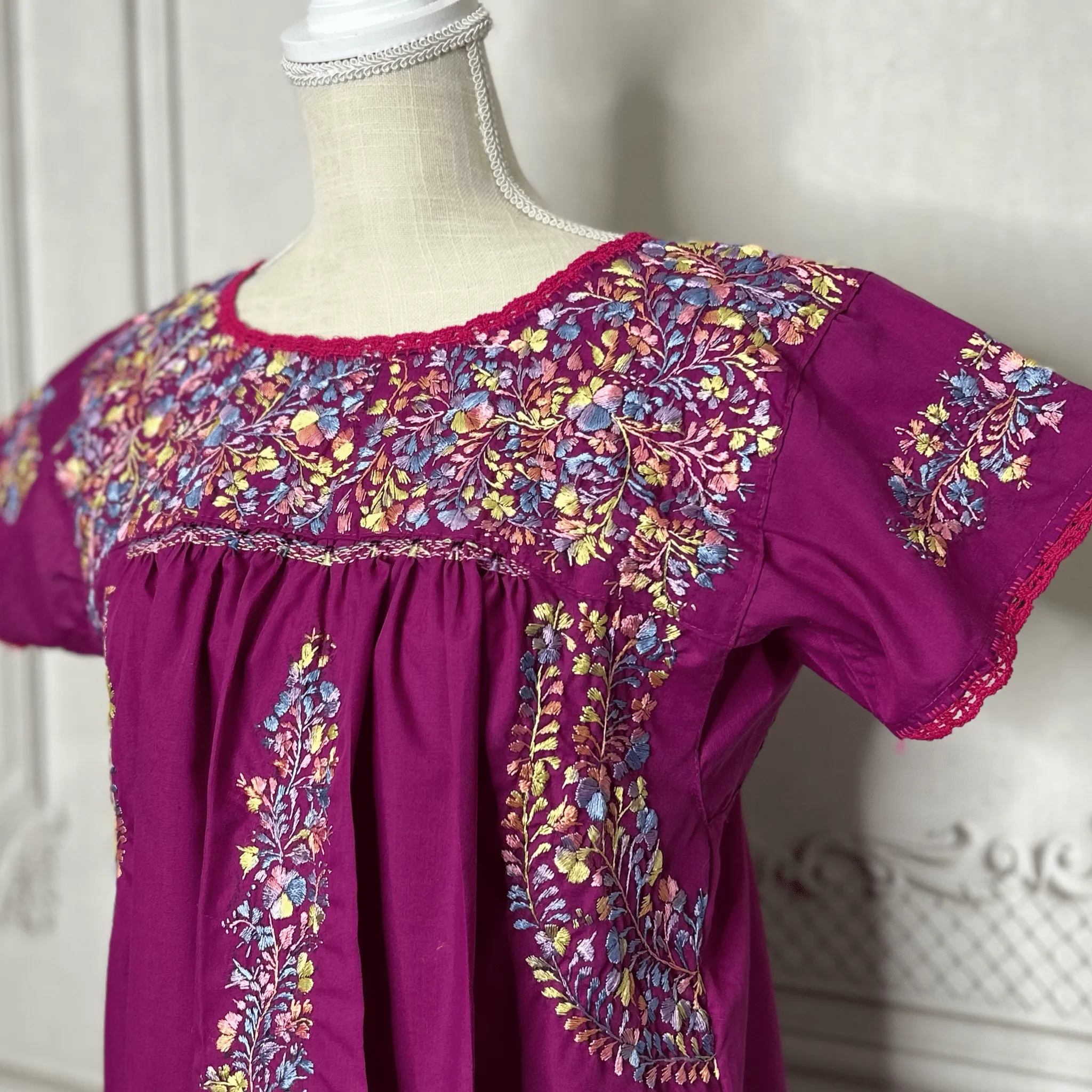San Antonino Short Sleeve Blouse - El Jardin