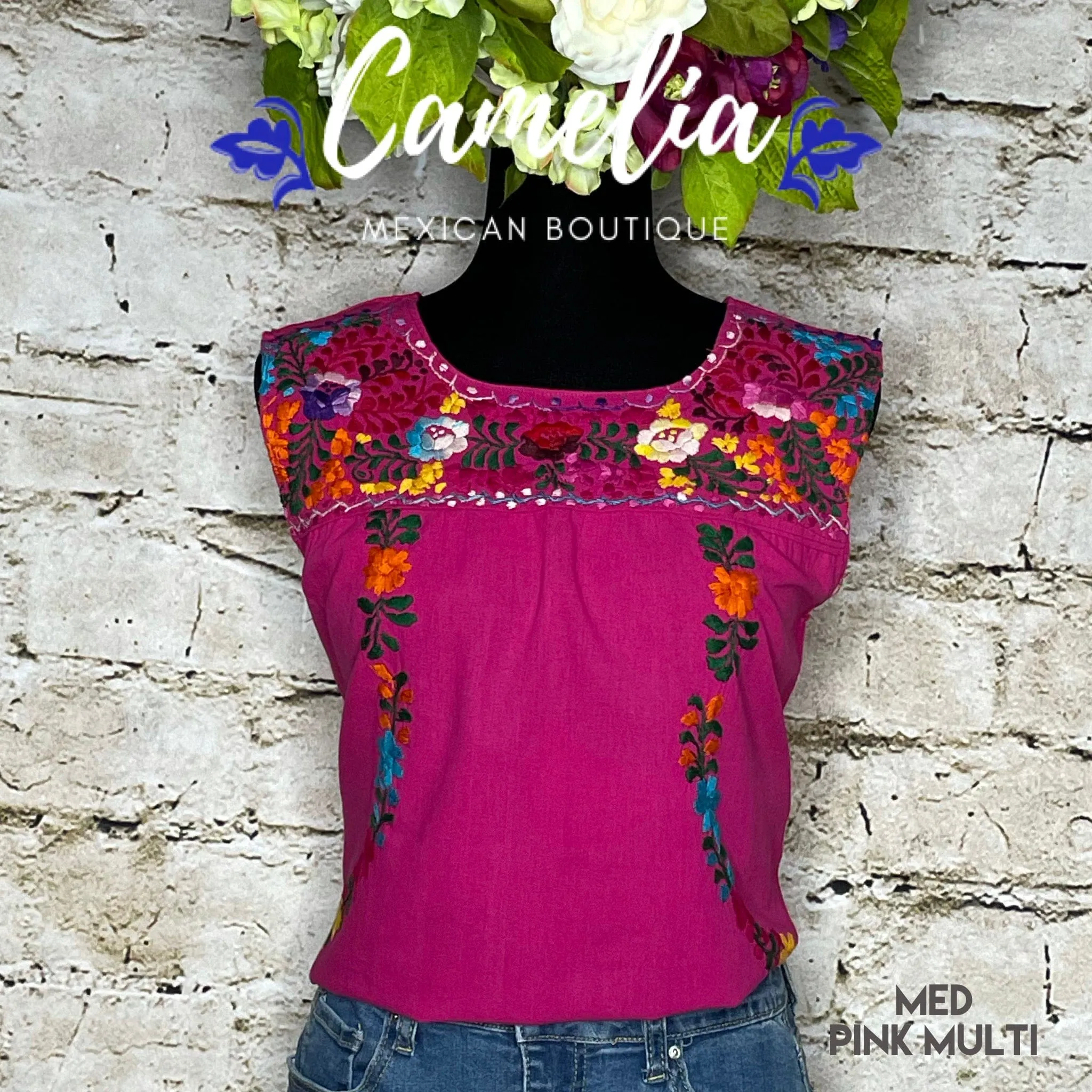 San Antonino Sleeveless Blouse - Multi
