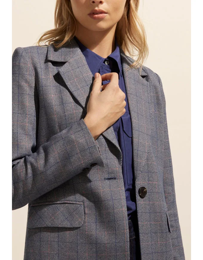 Scout Jacket Sapphire Check