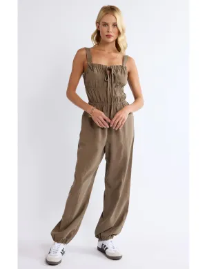 She's Poetry Jumpsuit, Olive