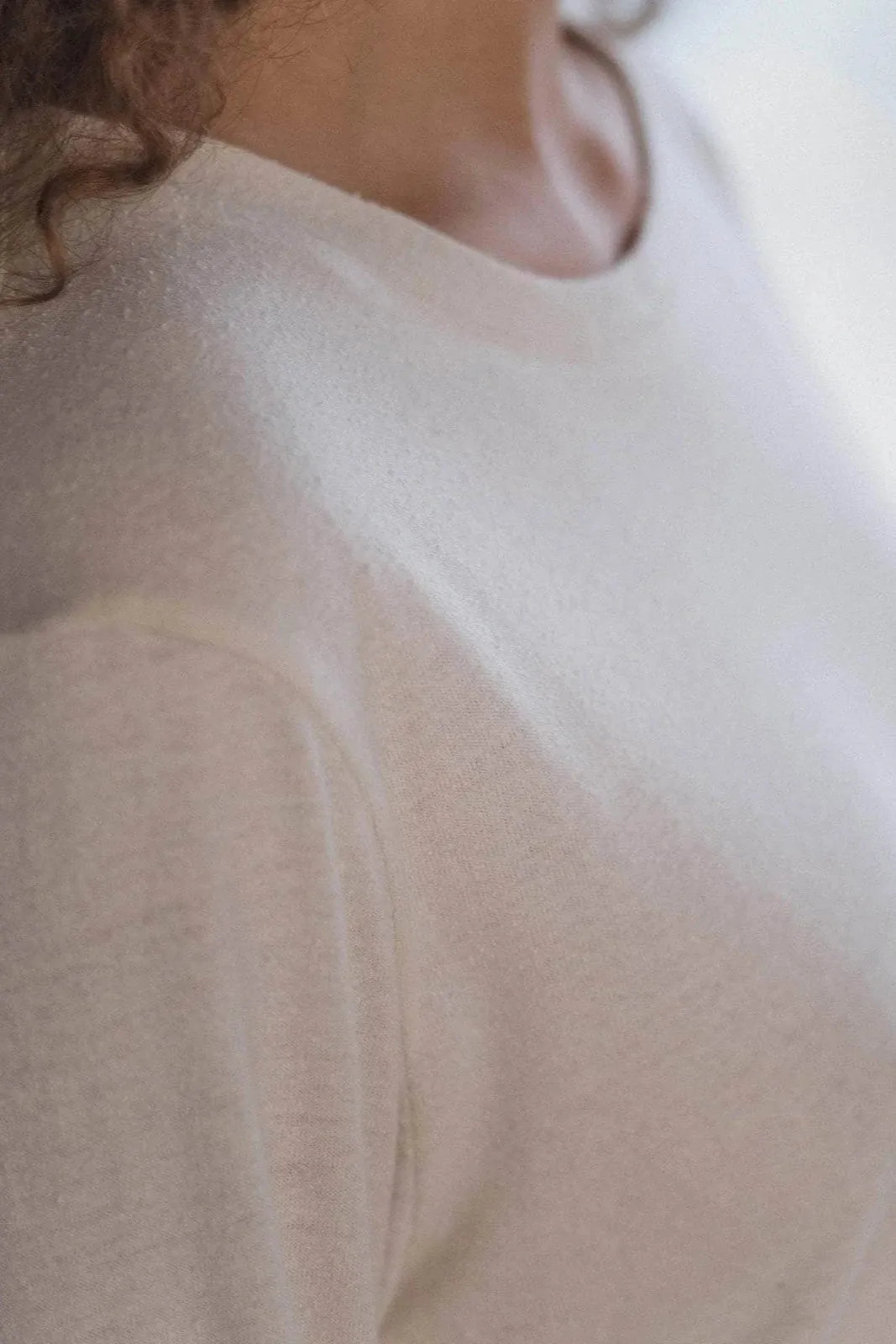 Silk Long Sleeve Tee - Undyed
