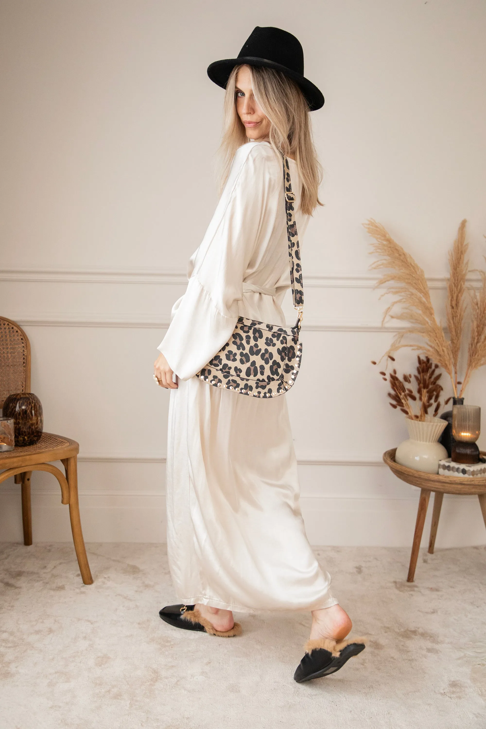 Silky Moments Beige - Maxi Jurk
