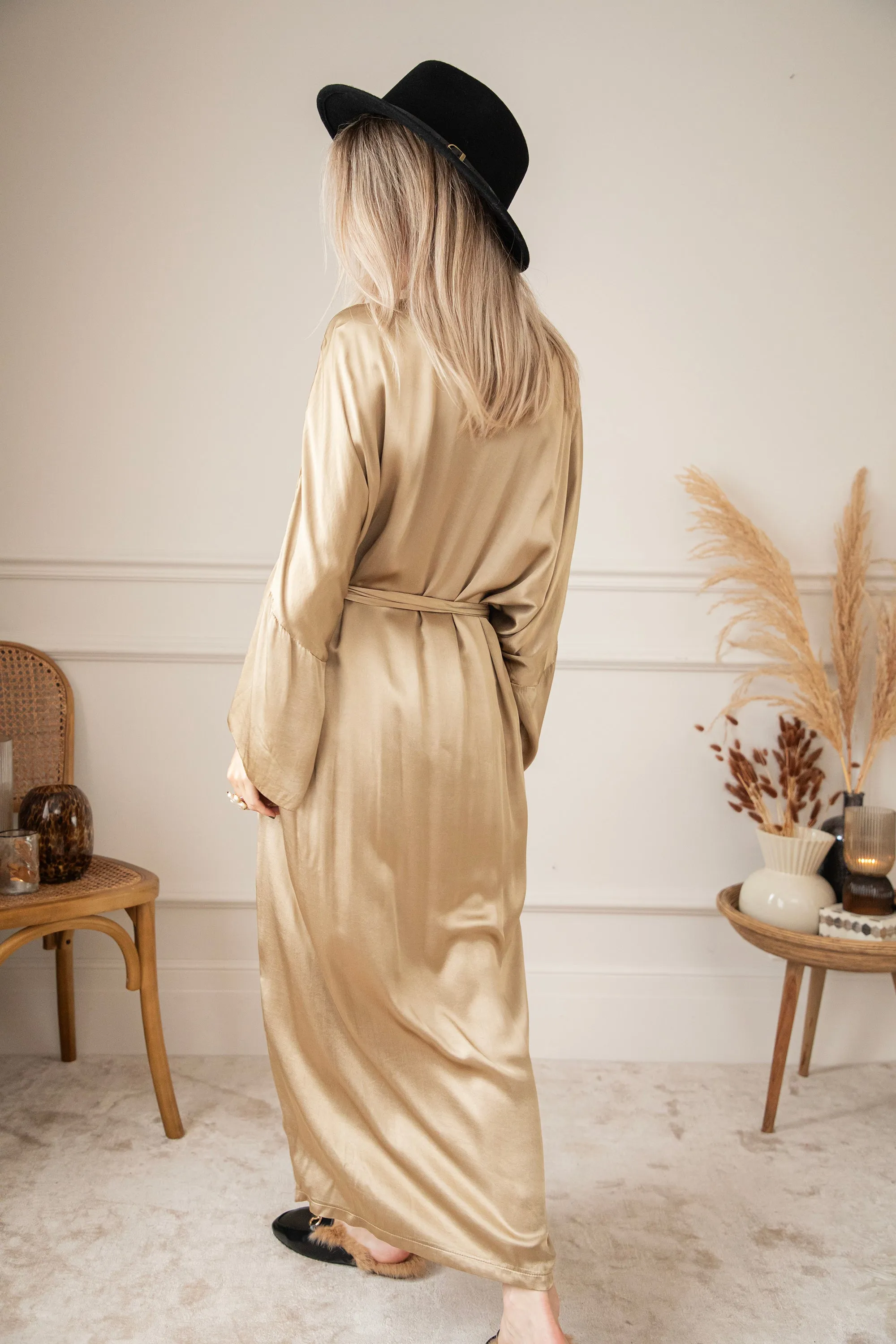 Silky Moments Gold - Maxi Jurk