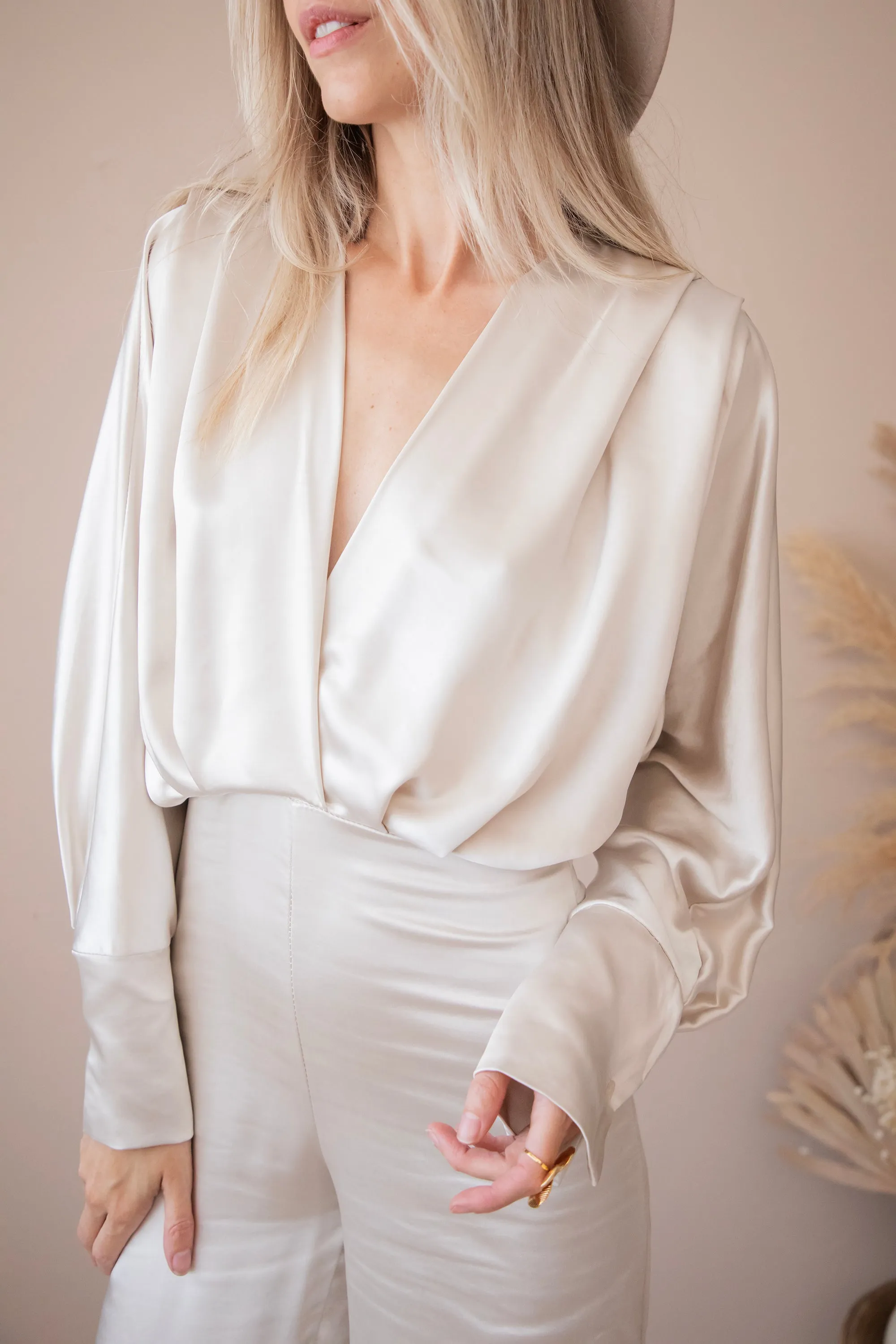 Silky Sue Beige - Jumpsuit