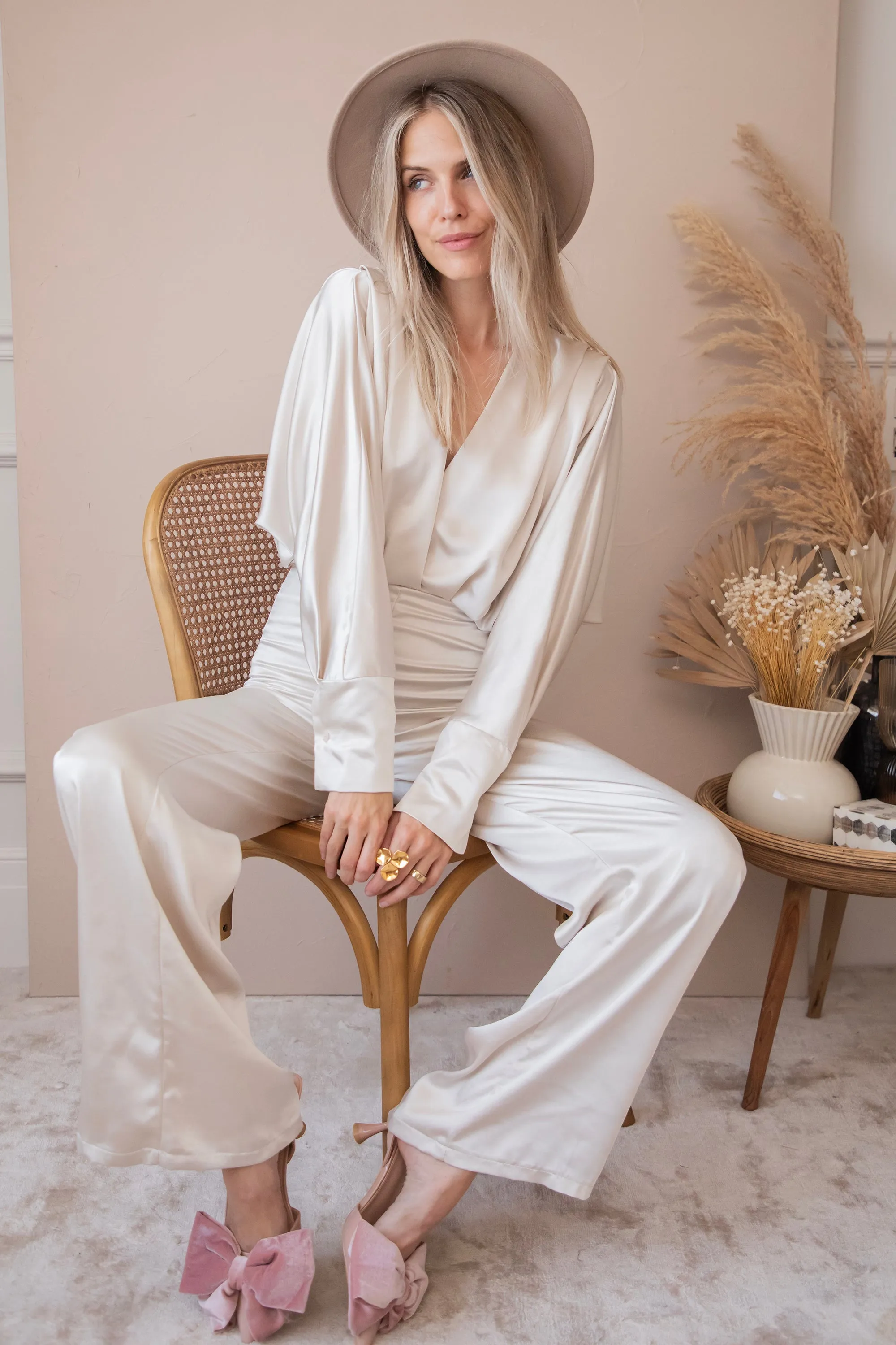 Silky Sue Beige - Jumpsuit
