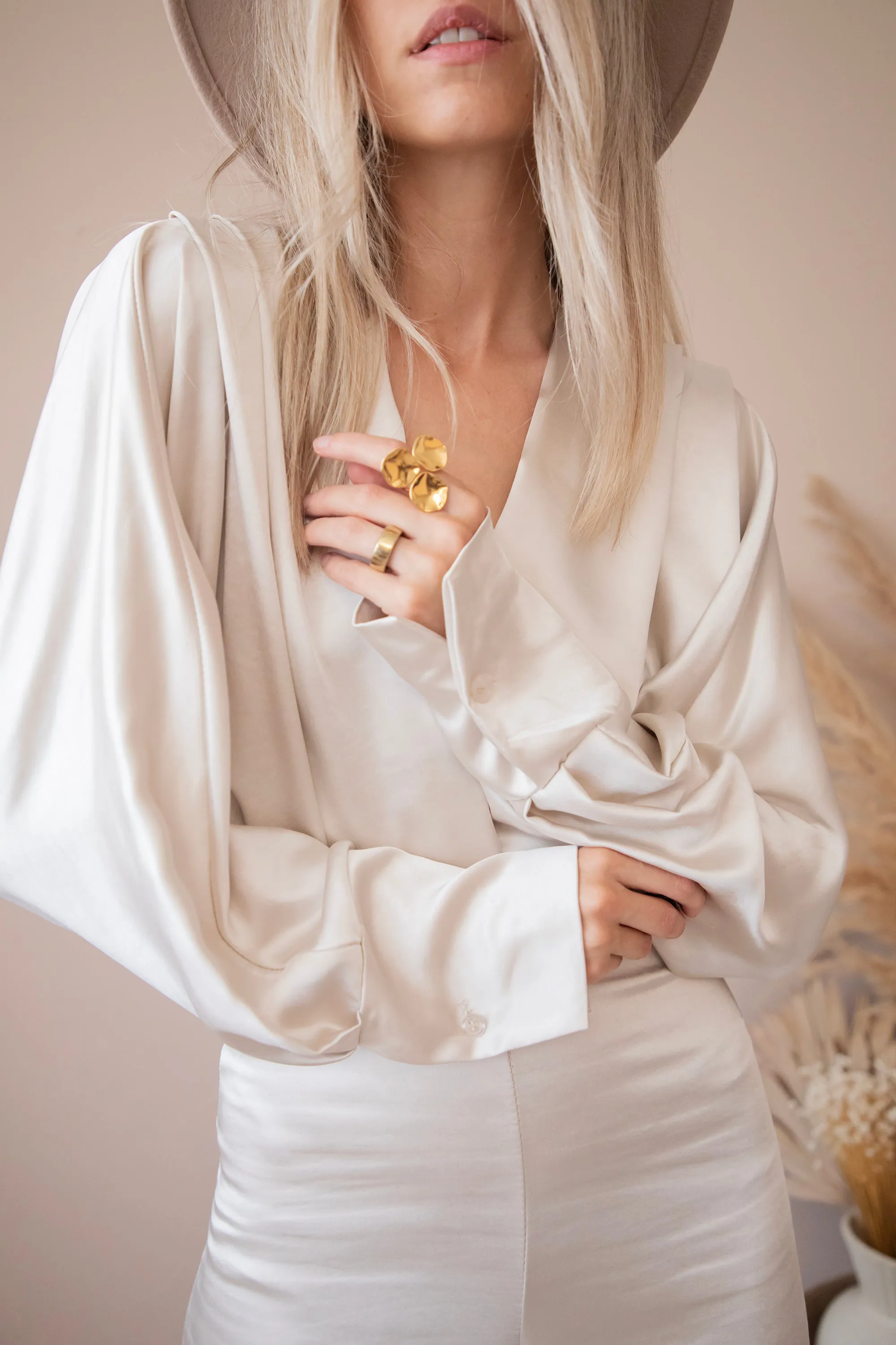 Silky Sue Beige - Jumpsuit