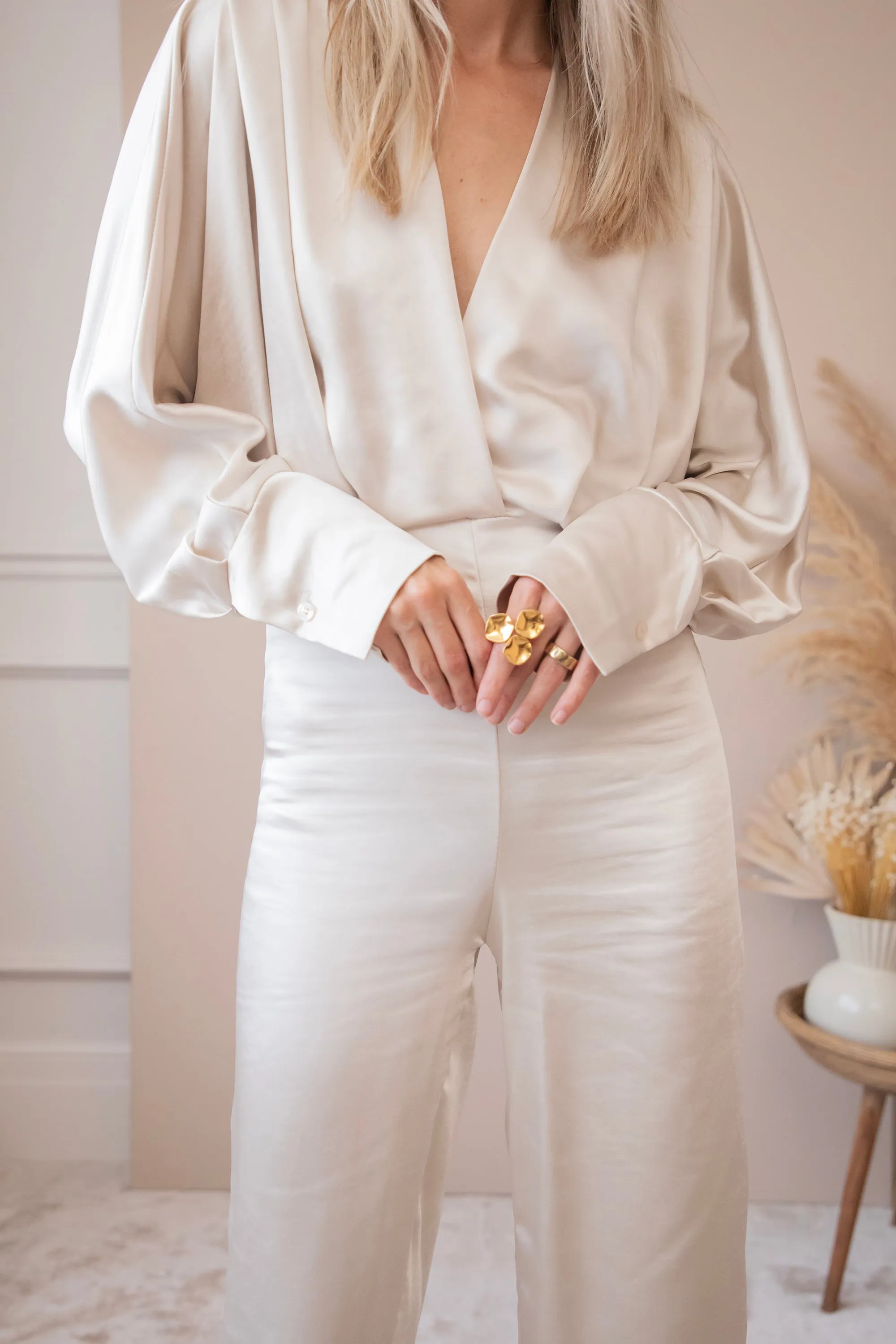 Silky Sue Beige - Jumpsuit