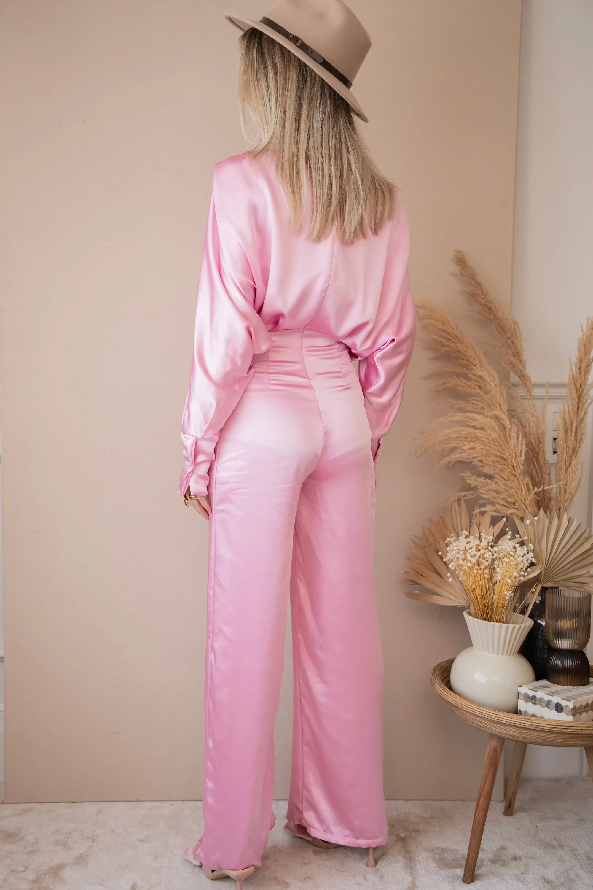 Silky Sue Girly Pink - Jumpsuit