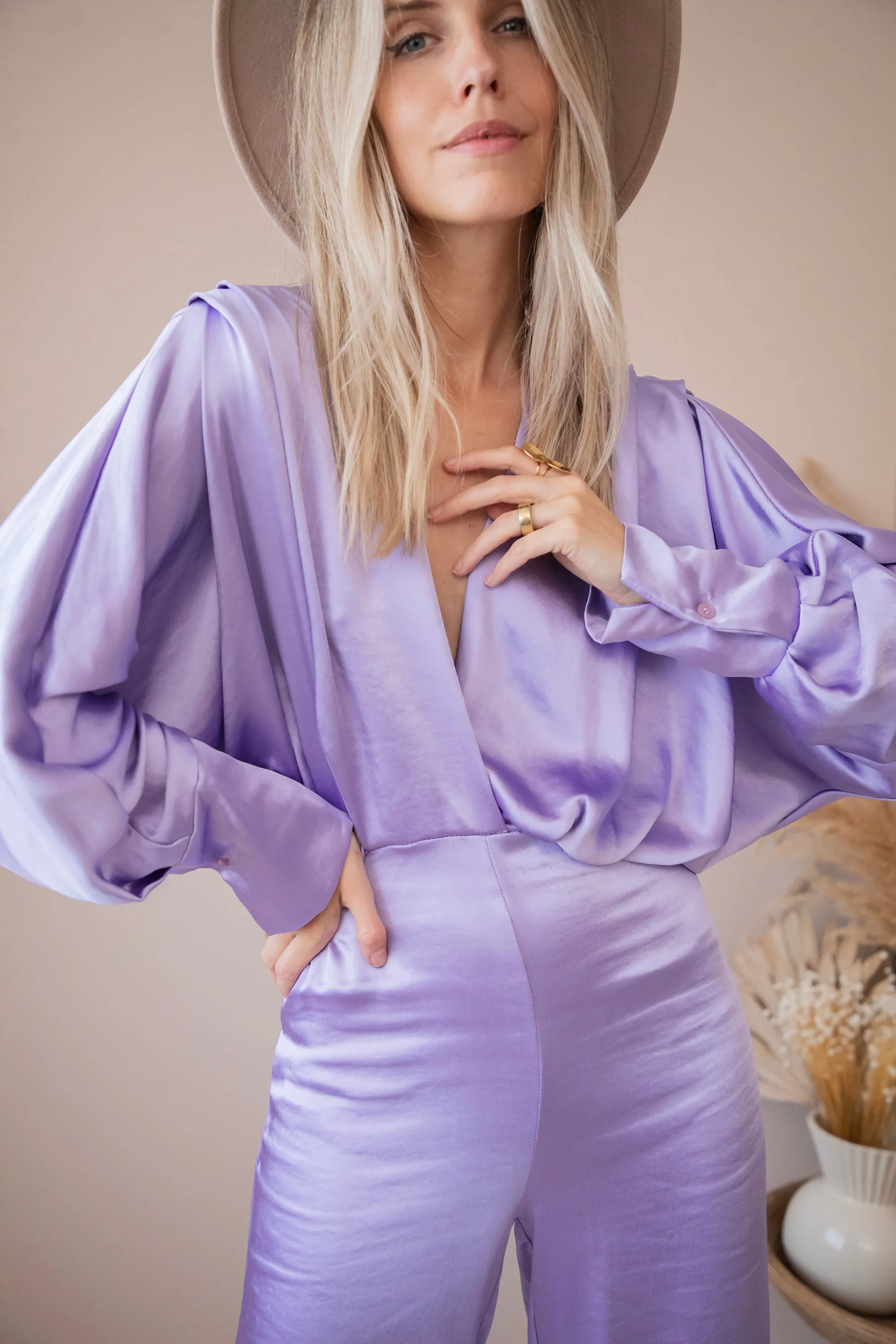 Silky Sue Lila - Jumpsuit