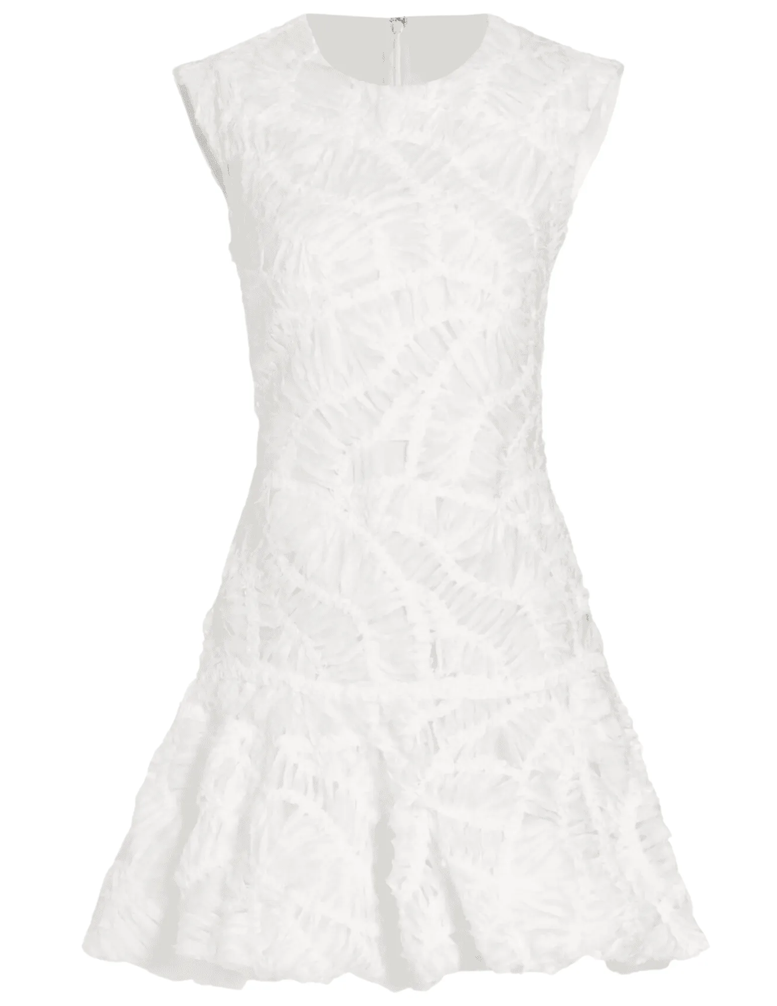 Simkhai Vallan Feather Chiffon Mini Dress