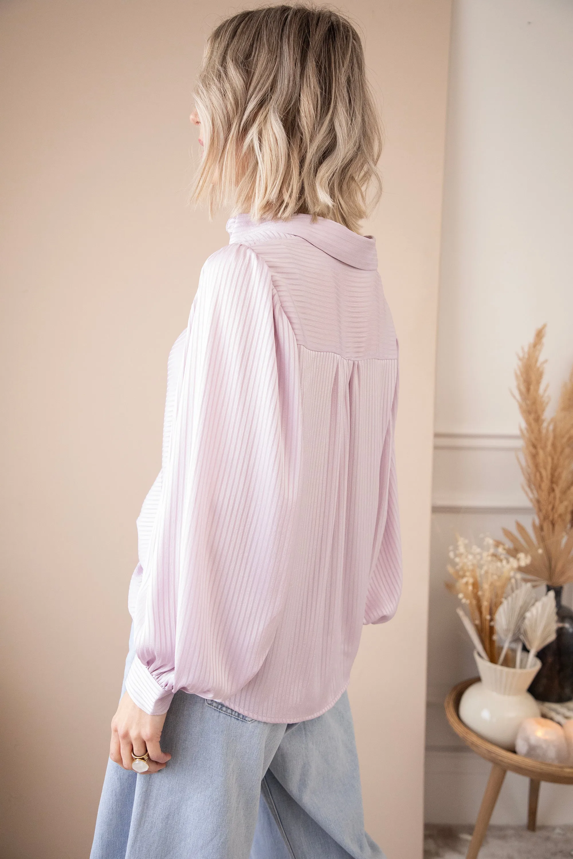 Sophisticated Stripes Lila - Blouse