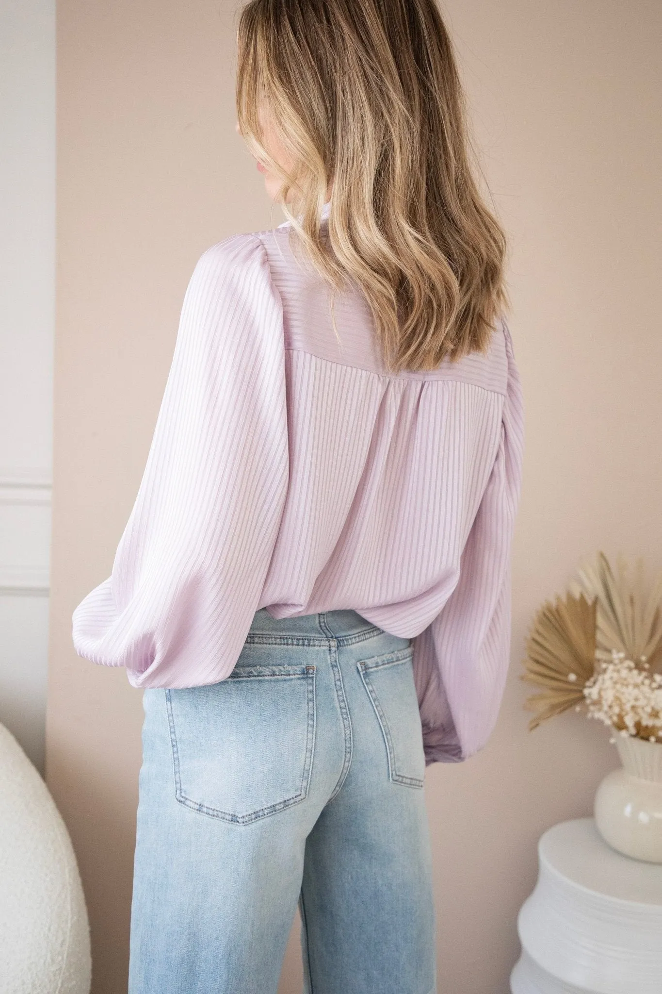 Sophisticated Stripes Lila - Blouse