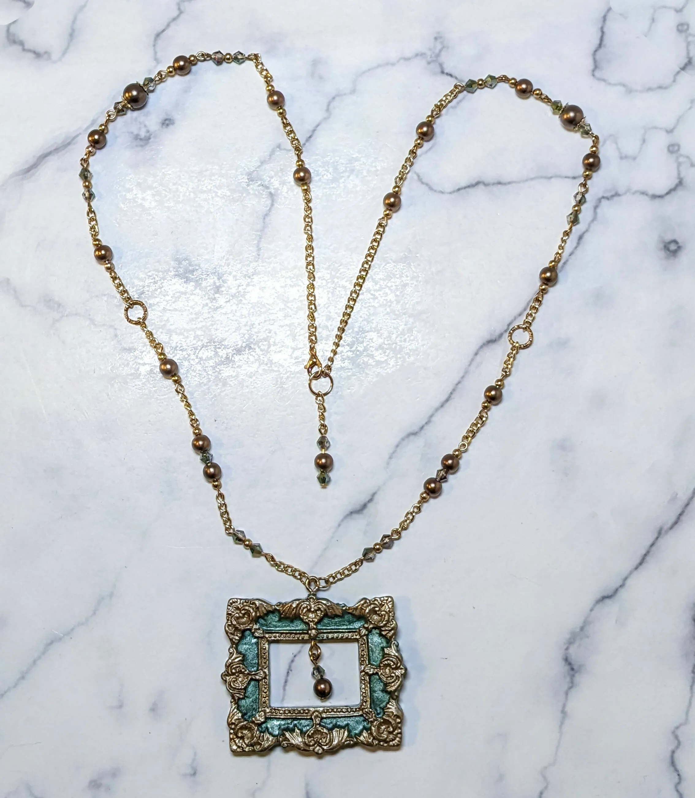 Square Frame Necklace