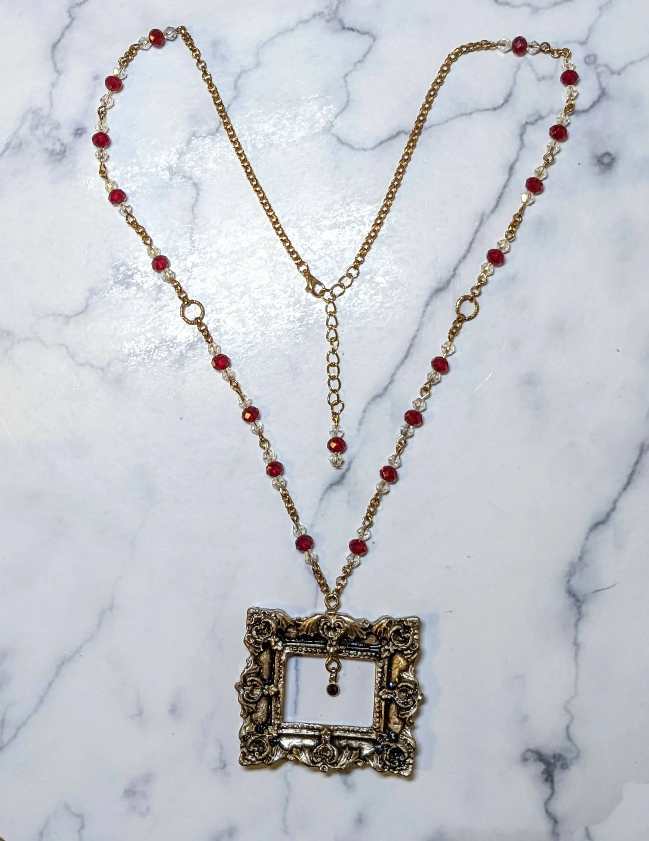 Square Frame Necklace