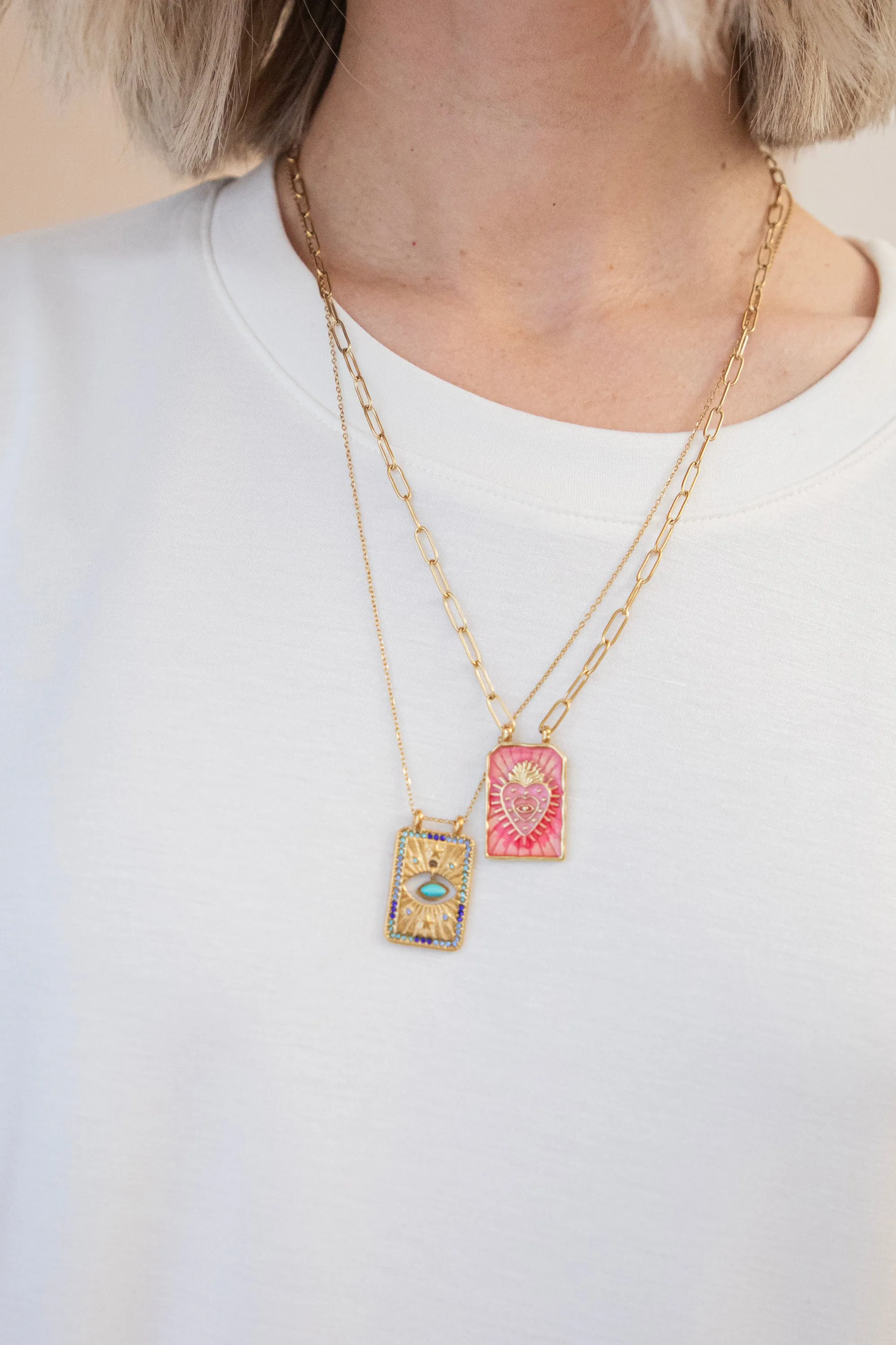 Starry Eyed Gold/Blue - Ketting
