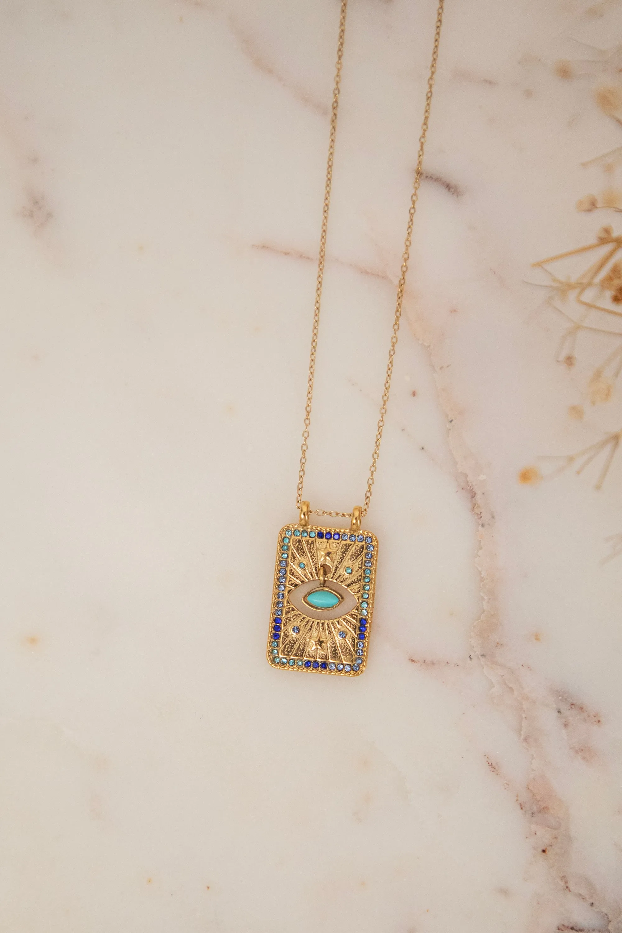 Starry Eyed Gold/Blue - Ketting