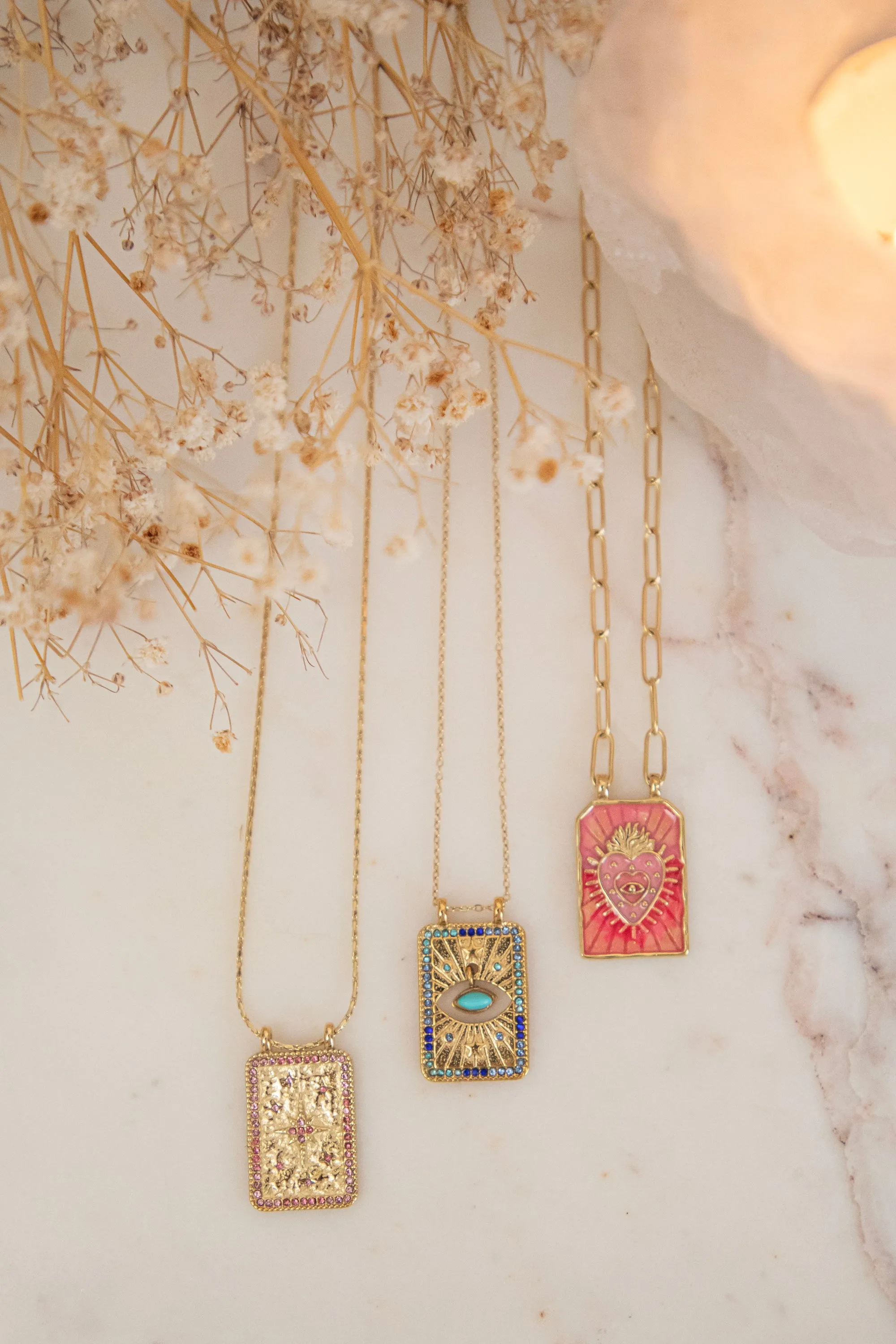 Starry Eyed Gold/Blue - Ketting
