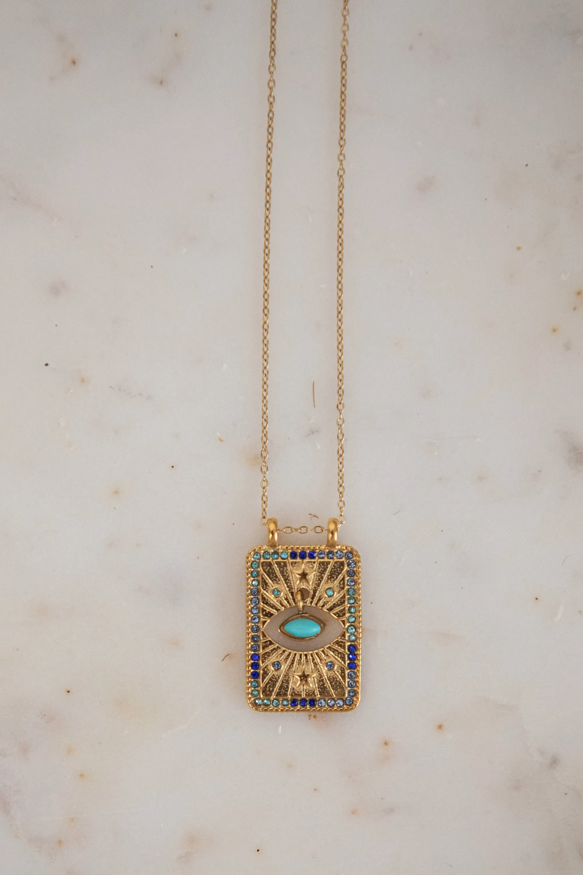 Starry Eyed Gold/Blue - Ketting