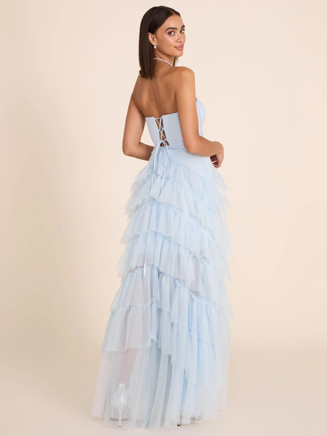 Strapless Bustier Ball Gown