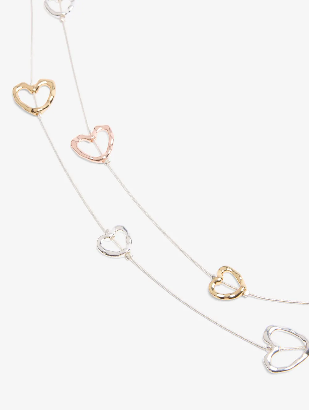 String Of Hearts Necklace