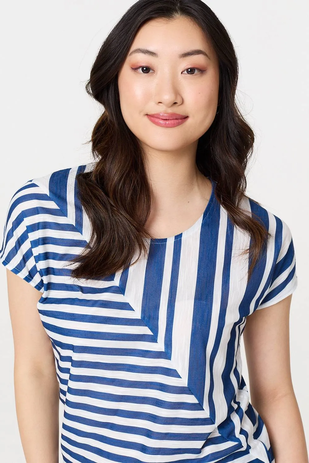 Striped Short Sleeve Relaxed T-Shirt