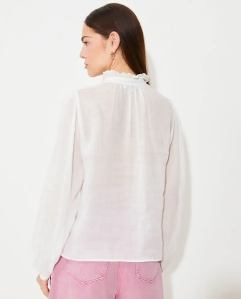 Suncoo Leony White Blouse