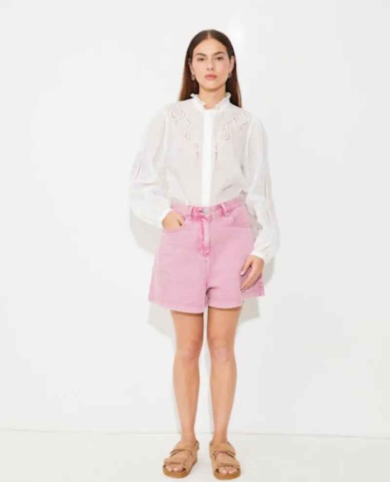 Suncoo Leony White Blouse