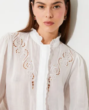 Suncoo Leony White Blouse