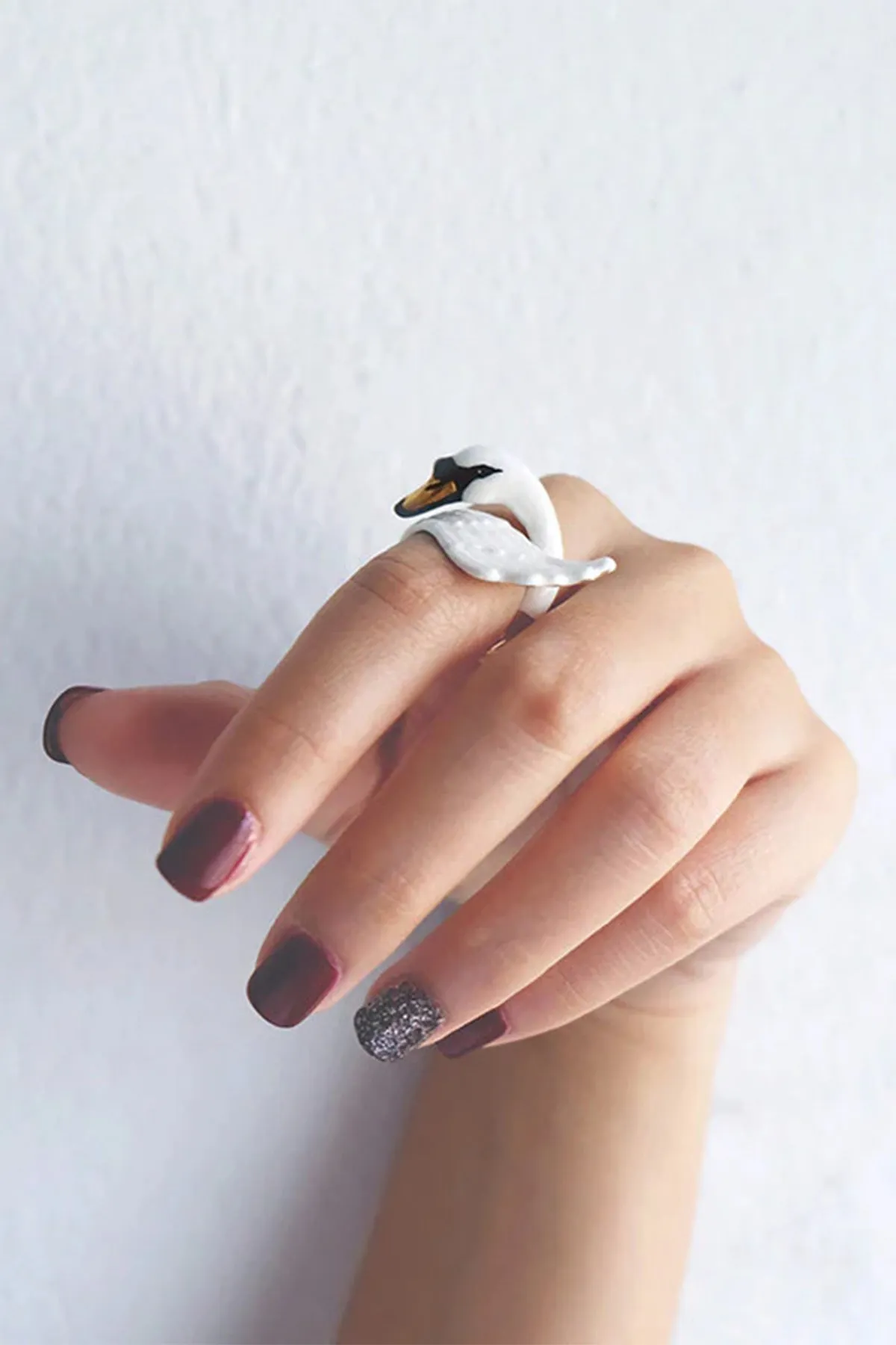 Swan White - Ring