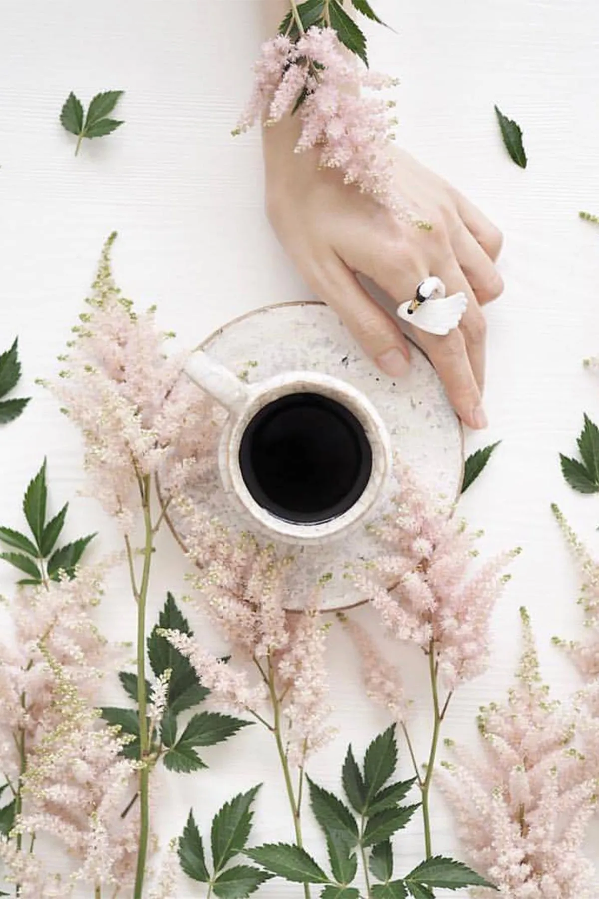 Swan White - Ring