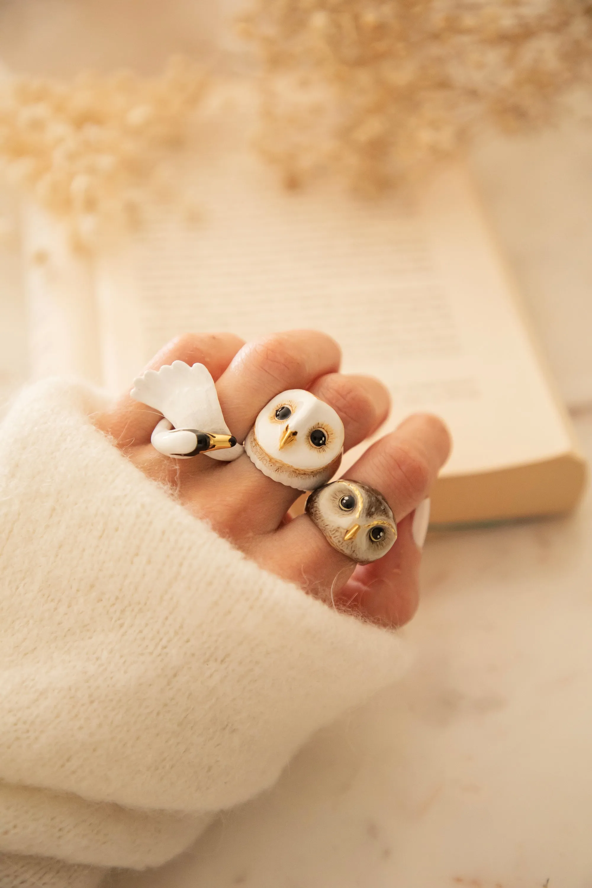 Swan White - Ring