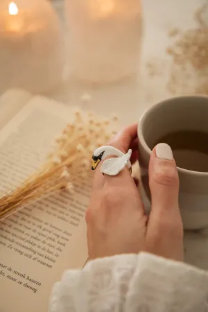 Swan White - Ring