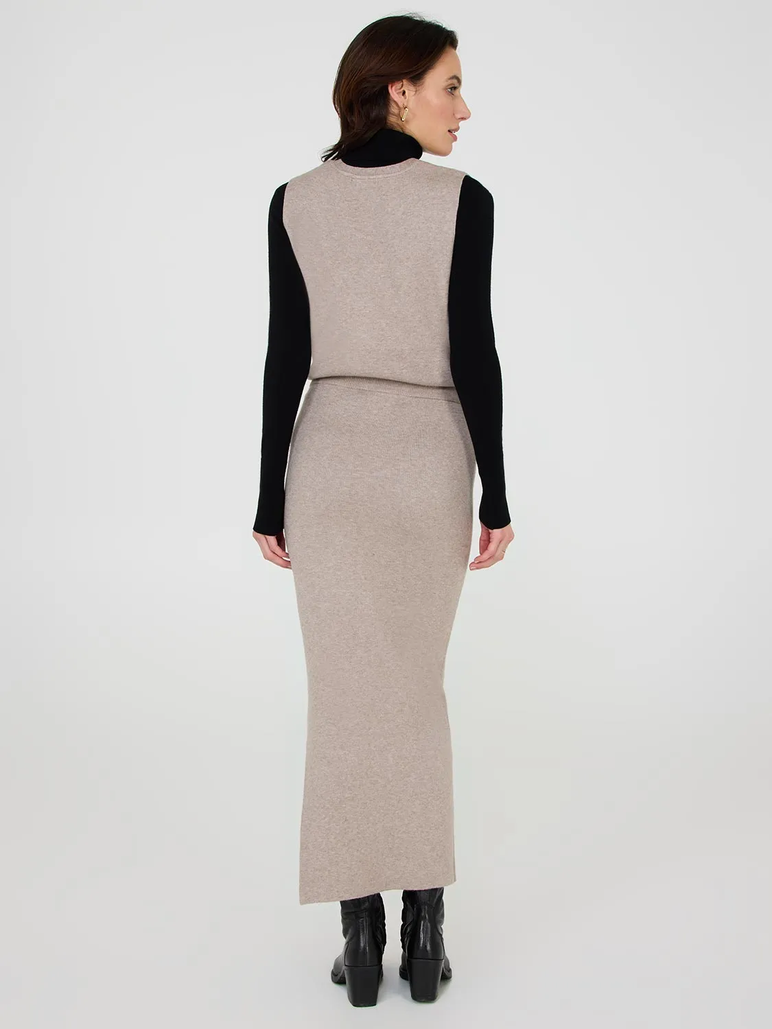 Sweater Knit Pencil Skirt